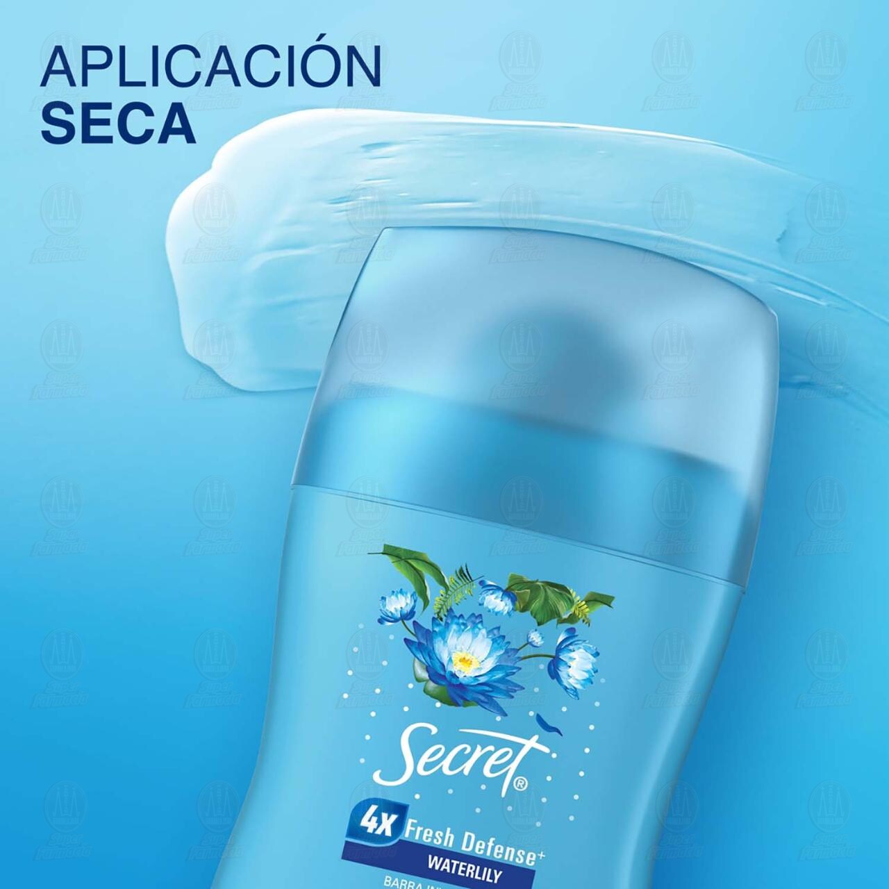 Antitranspirante Secret Fresh Defense Water Lily en Barra, 45 gr. image number 3