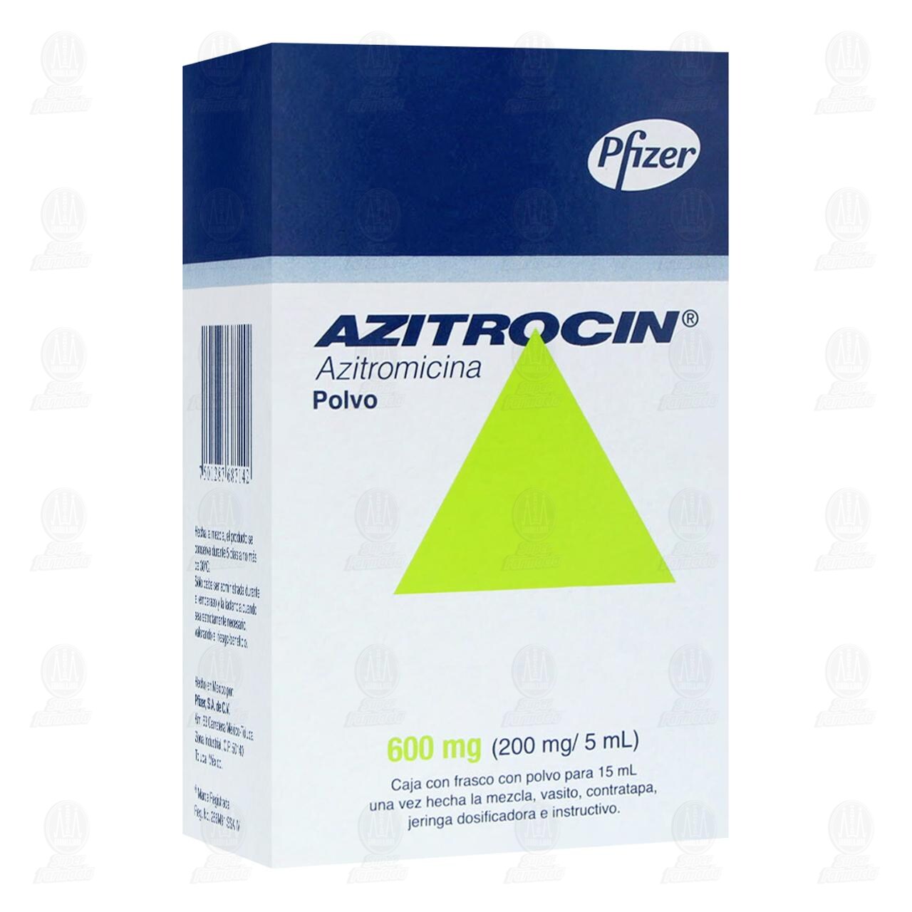 Azitrocin 600 mg, 15ml Suspensi&oacute;n. image number 0