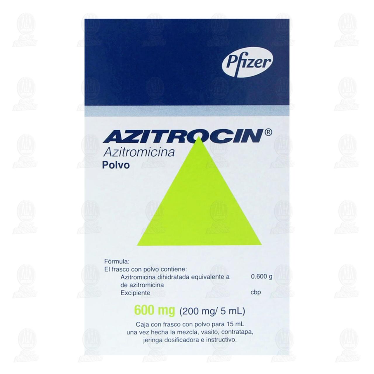 Azitrocin 600 mg, 15ml Suspensi&oacute;n. image number 2