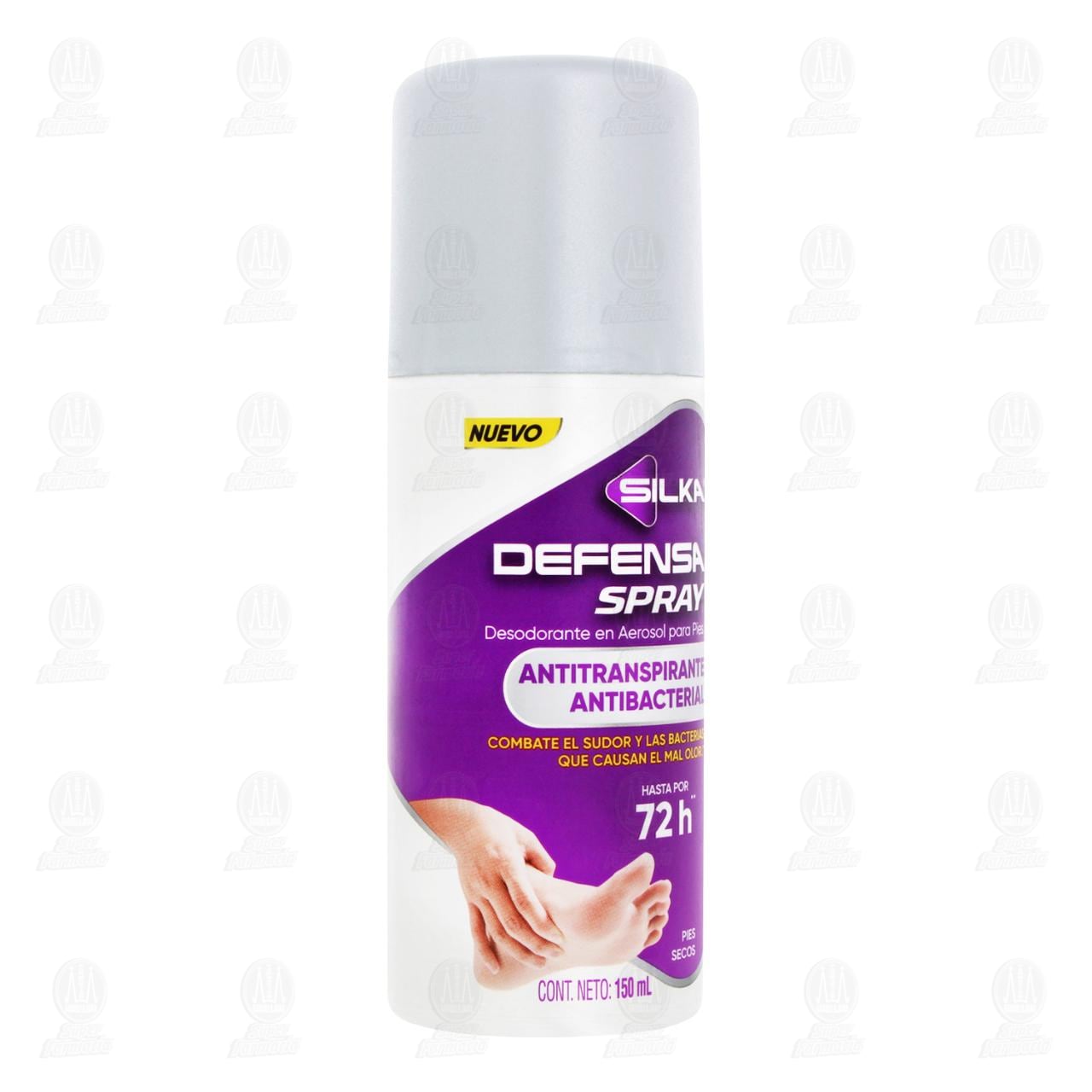 Imagen para Desodorante en Aerosol Silka Defensa Spray para Pies, 150 ml.