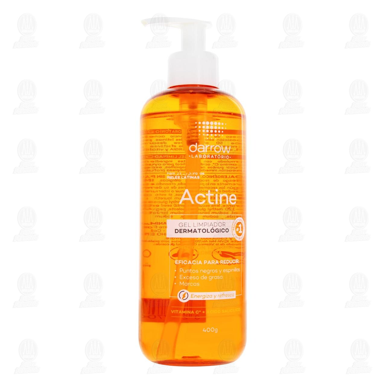 Gel Limpiador Actine Dermatológico Piel con Tendencia Acneica, 400 gr ...