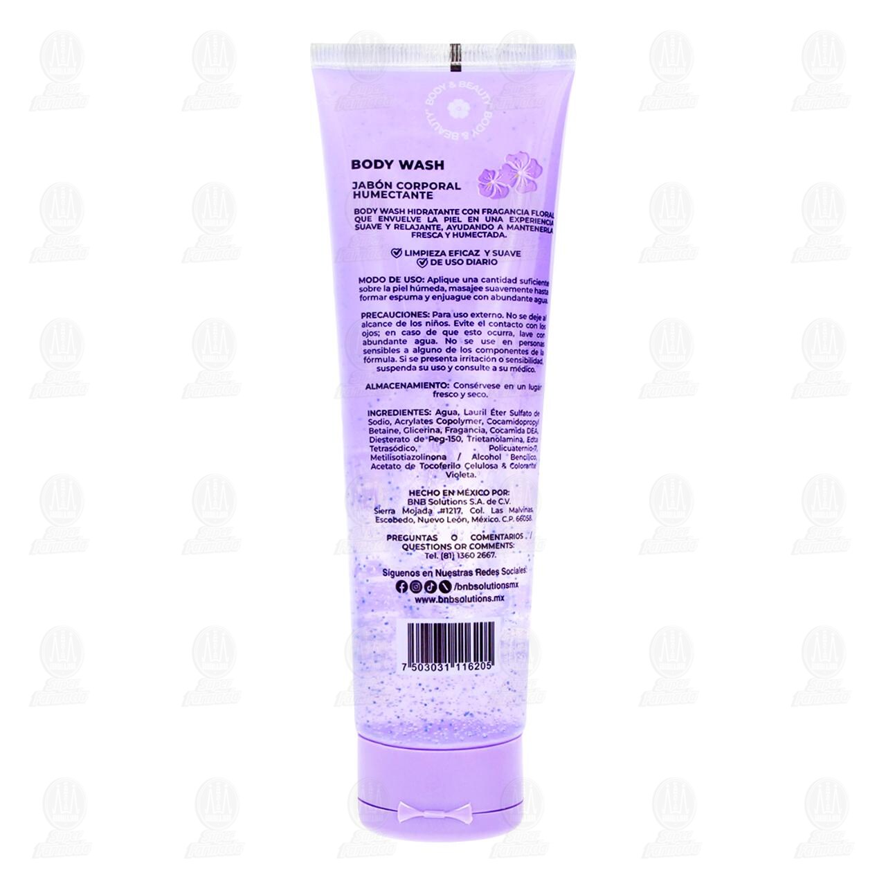 Jab&oacute;n Corporal Humectante Body & Beauty Orchide, 300 ml. image number 1