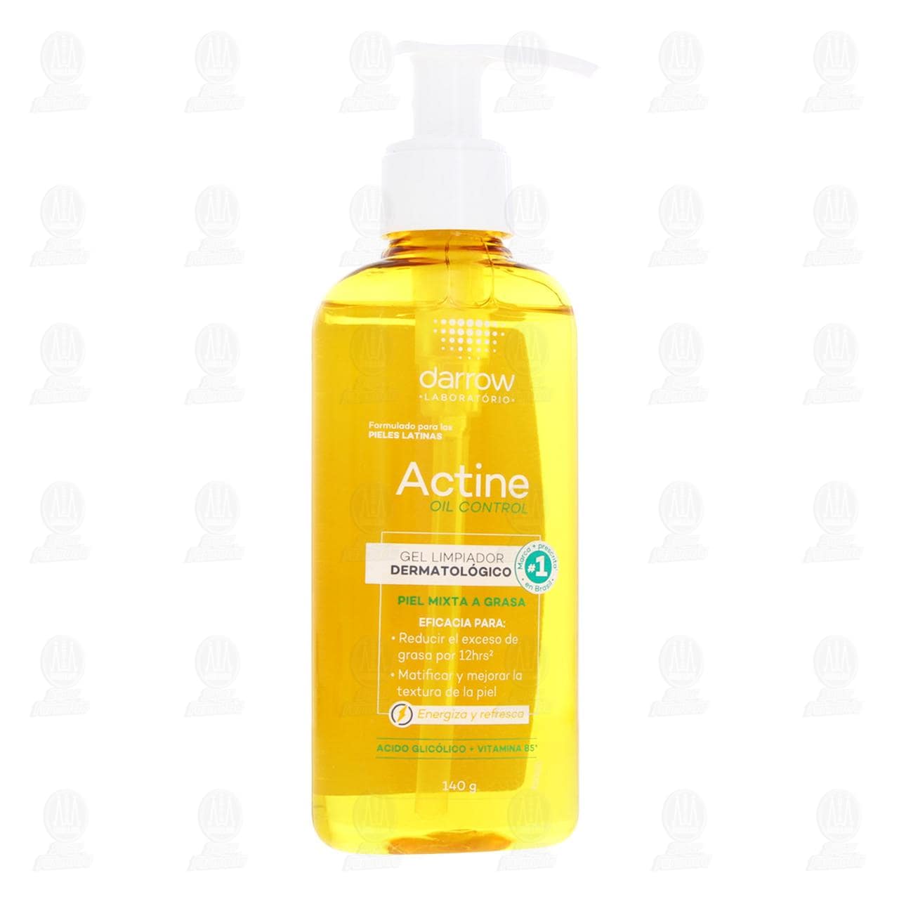 Imagen para Gel Limpiador Actine Oil Control Dermatológico Piel Mixta a Grasa, 140 gr.
