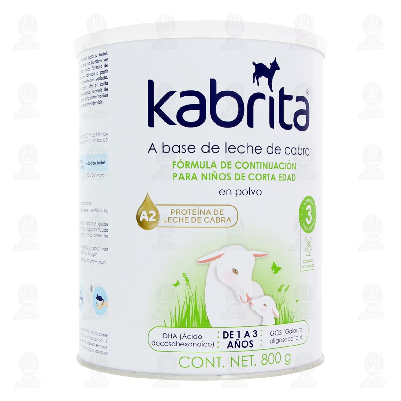 Fórmula Infantil Kabrita 3 (Edad 1 a 3 Años), 800 gr.