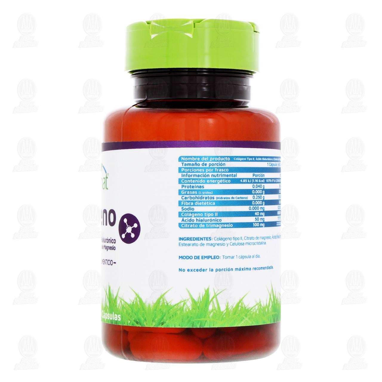 Suplemento Alimenticio Vidanat Col&aacute;geno Tipo II, 30 C&aacute;psulas. image number 2