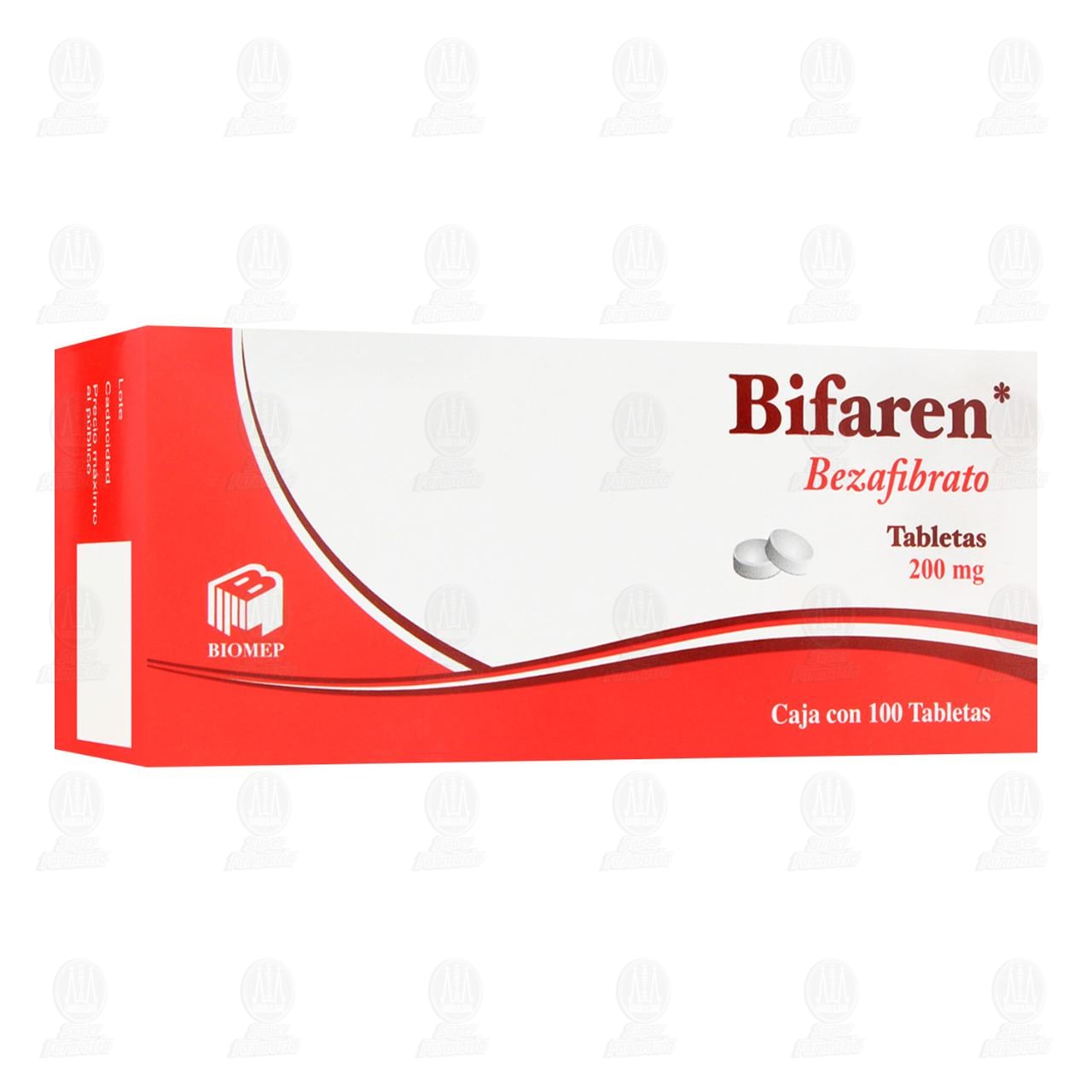 Imagen para Bifaren 200 mg, 100 Tabletas.