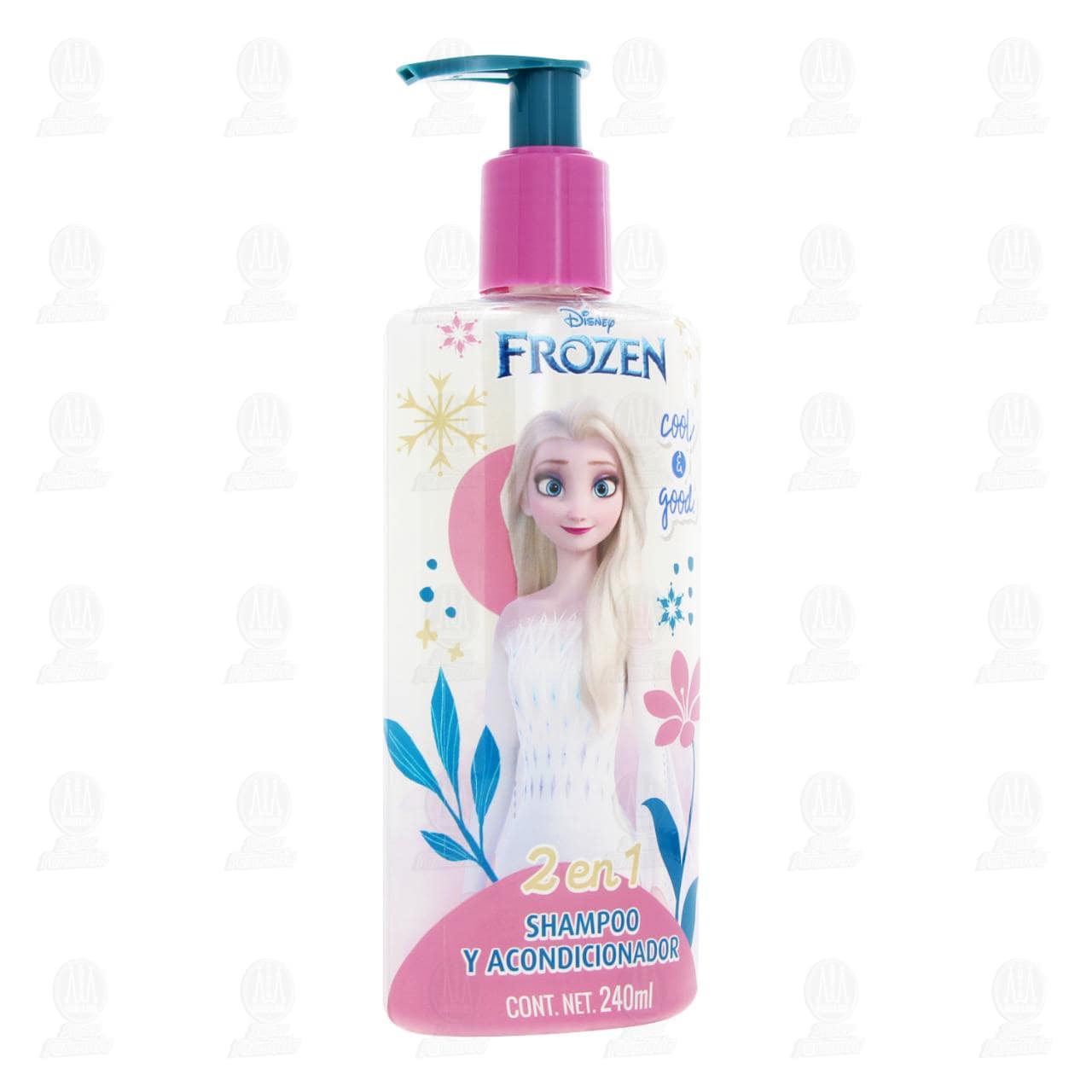 Imagen para Shampoo y Acondicionador Cool & Good 2 en 1 Disney Frozen, 240 ml.