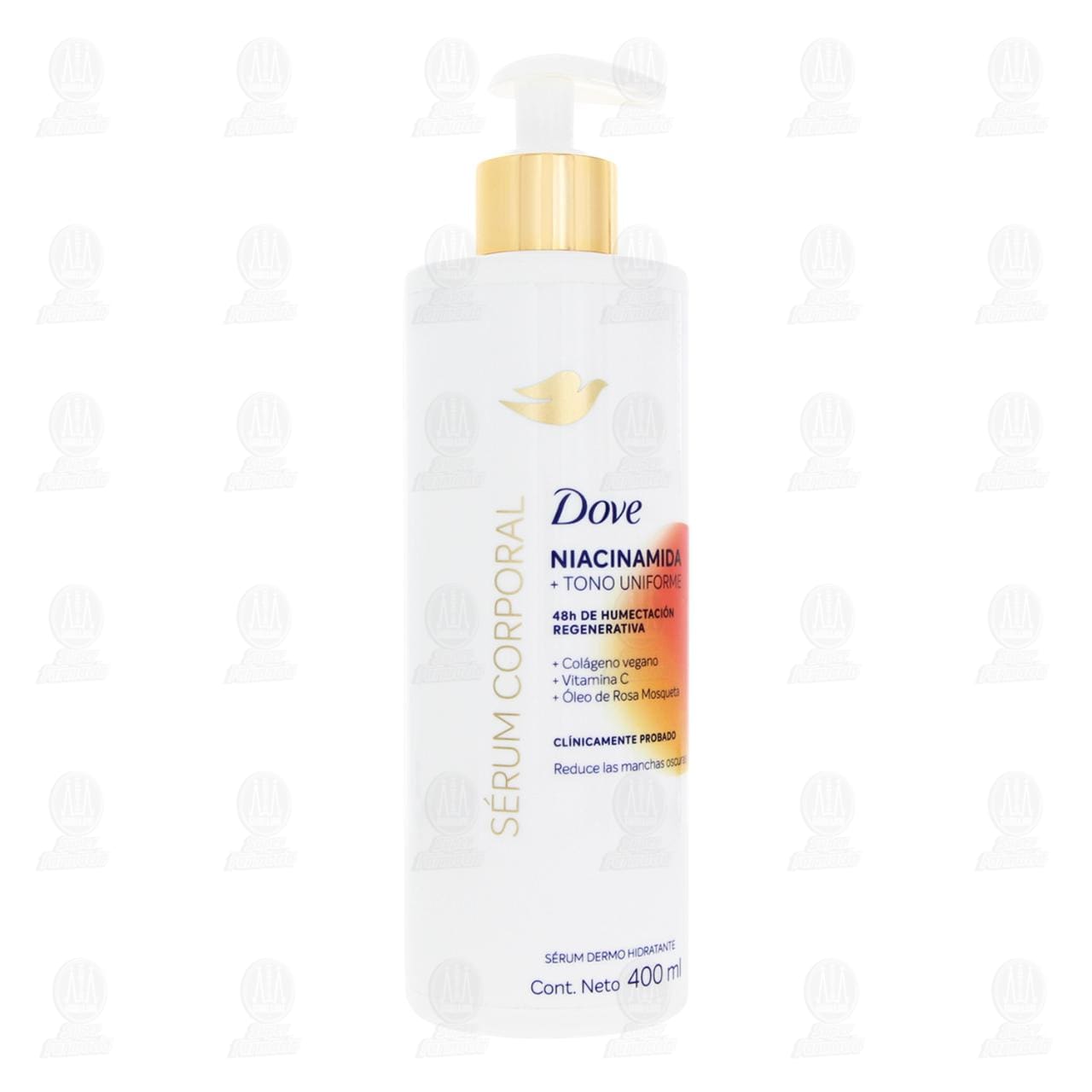 S&eacute;rum Corporal Dove Niacidamina Dermo Hidratante, 400 ml.