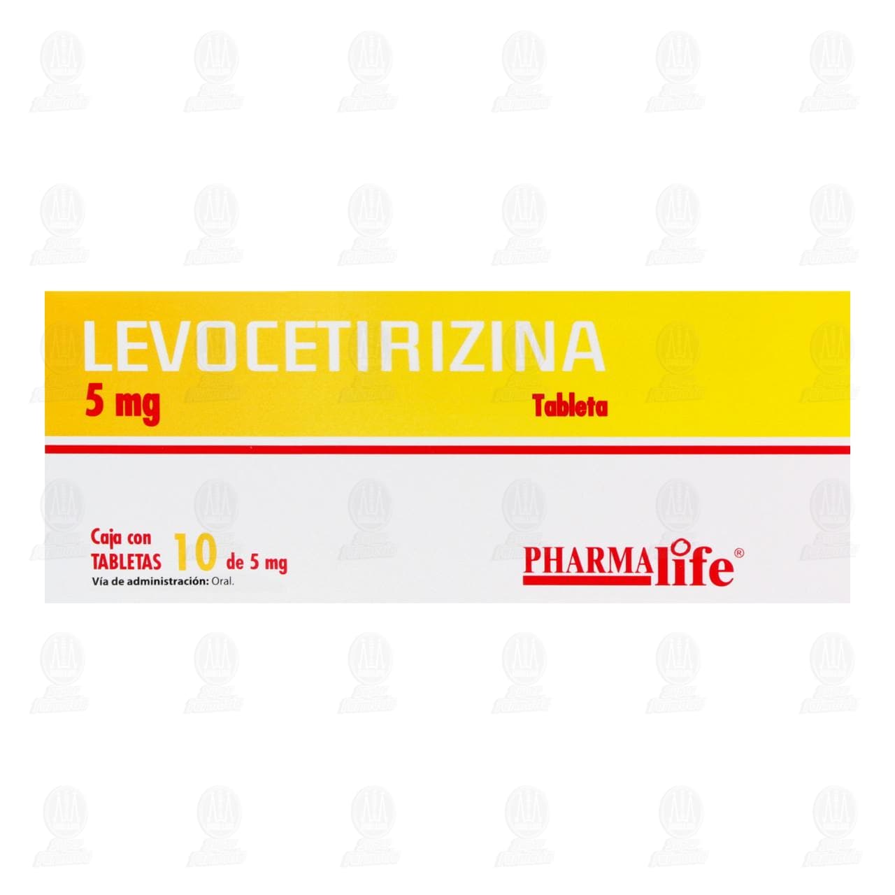 Levocetirizina 5 mg, 10 Tabletas Pharmalife. image number 1