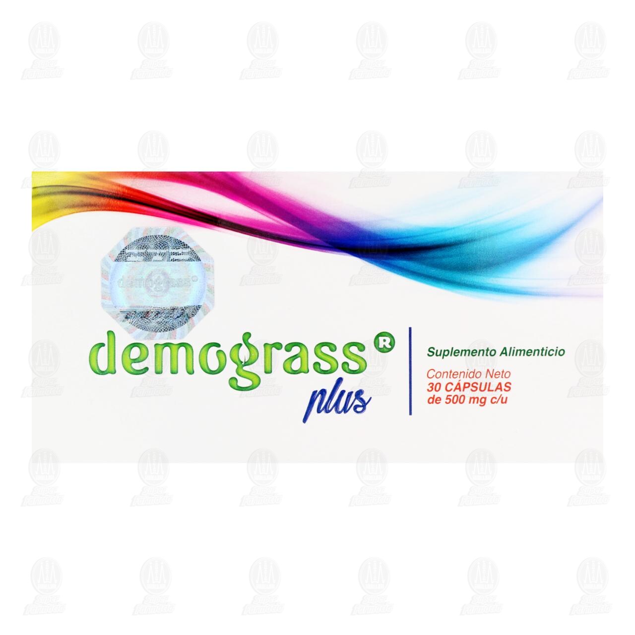 Demograss Plus 500 mg, 30 C&aacute;psulas. image number 1