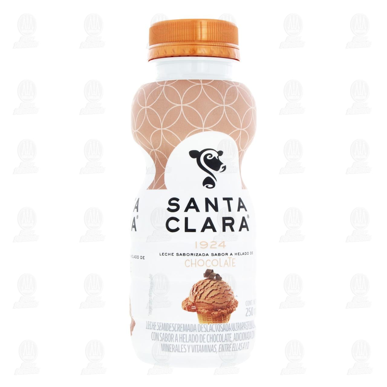 Imagen para Leche Sabor a Helado de Chocolate Santa Clara, 250 ml.