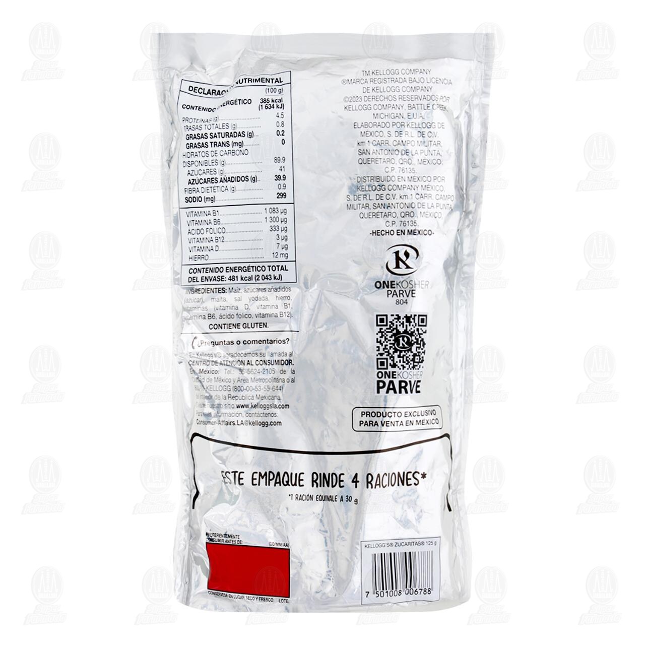 Cereal Kellogg's Zucaritas, 125 gr. image number 1