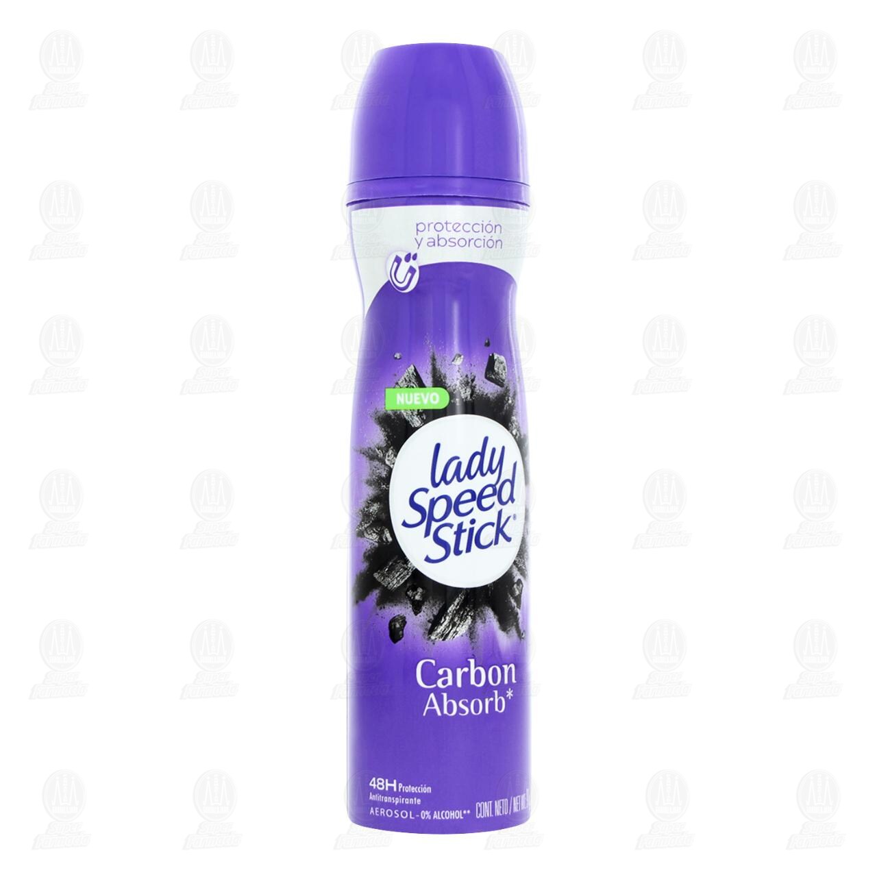 Antitranspirante Lady Speed Sticks Carbon Absorb, 150 ml. image number 0