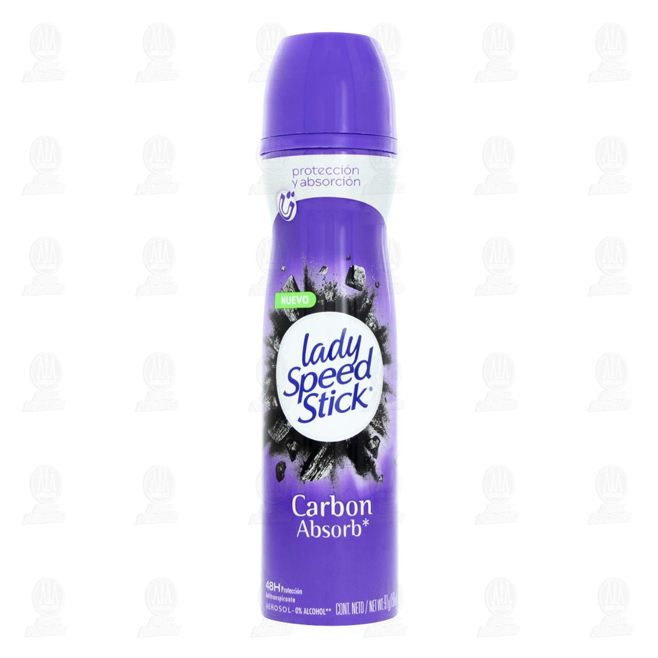 Antitranspirante Lady Speed Sticks Carbon Absorb, 150 ml. image number 1