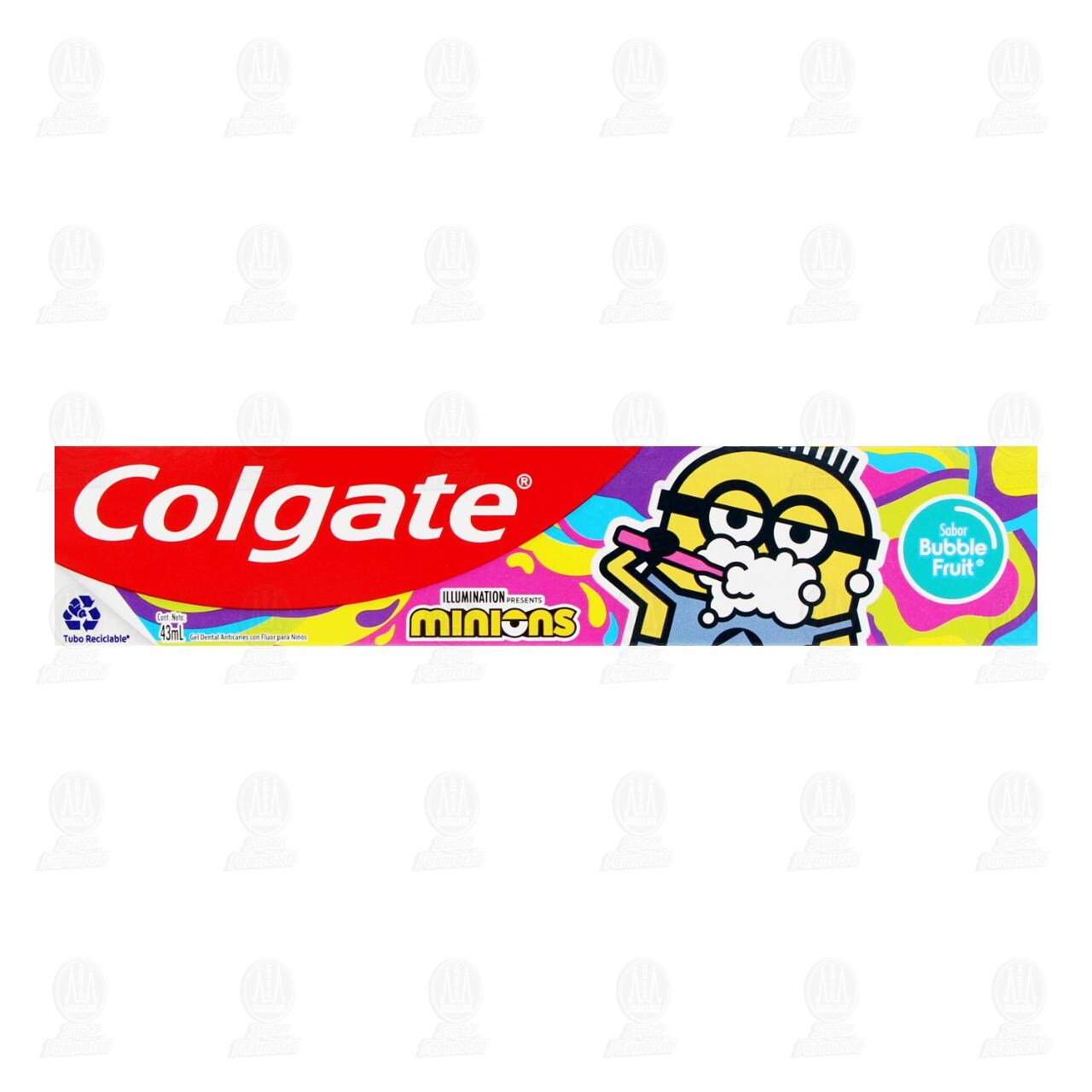 Pasta Dental Colgate Minions Sabor Buble Fruit, 43 ml. image number 1