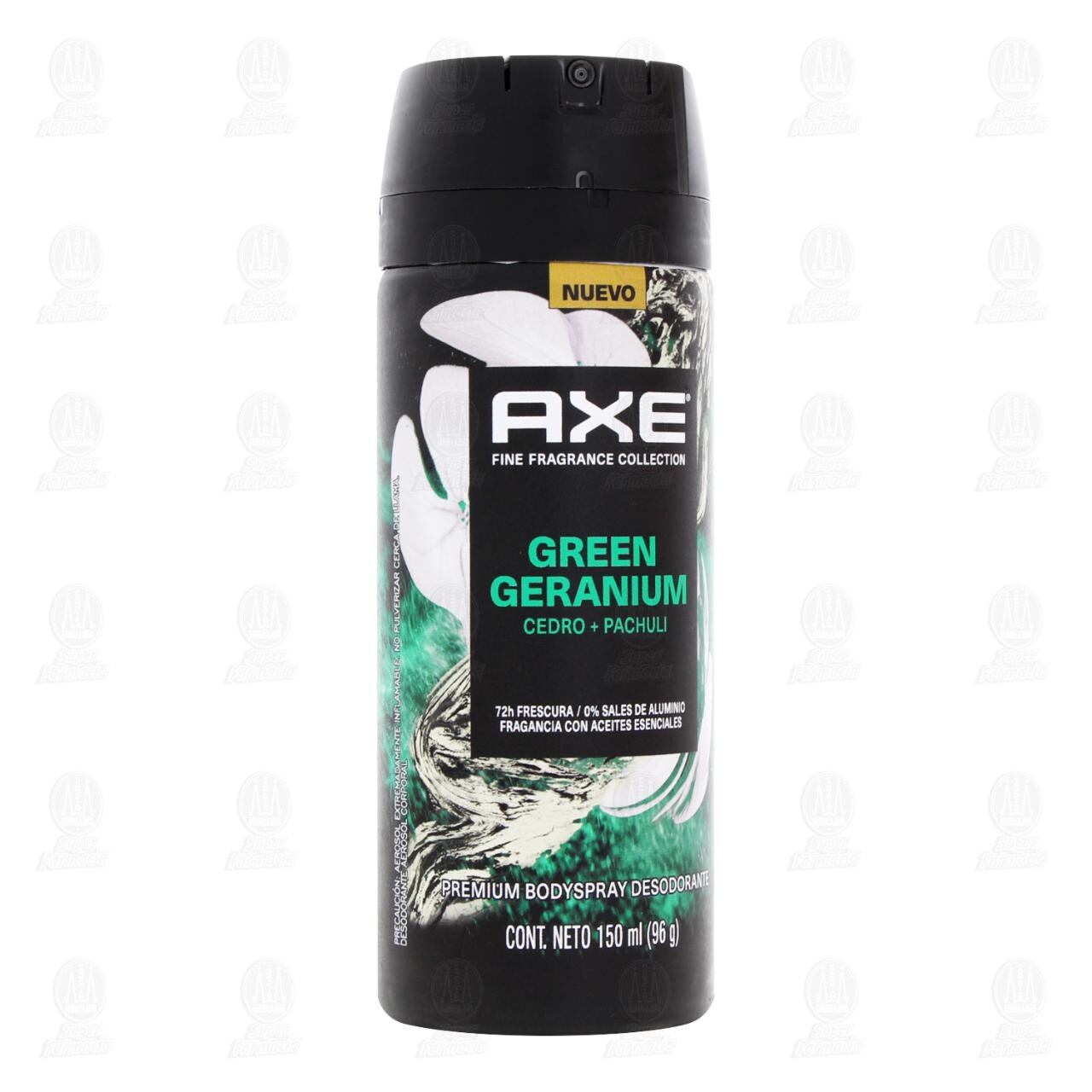 Desodorante Axe Fine Fragance Collection Green Geranium Cedro Pachuli en Spray, 150 ml. image number 0