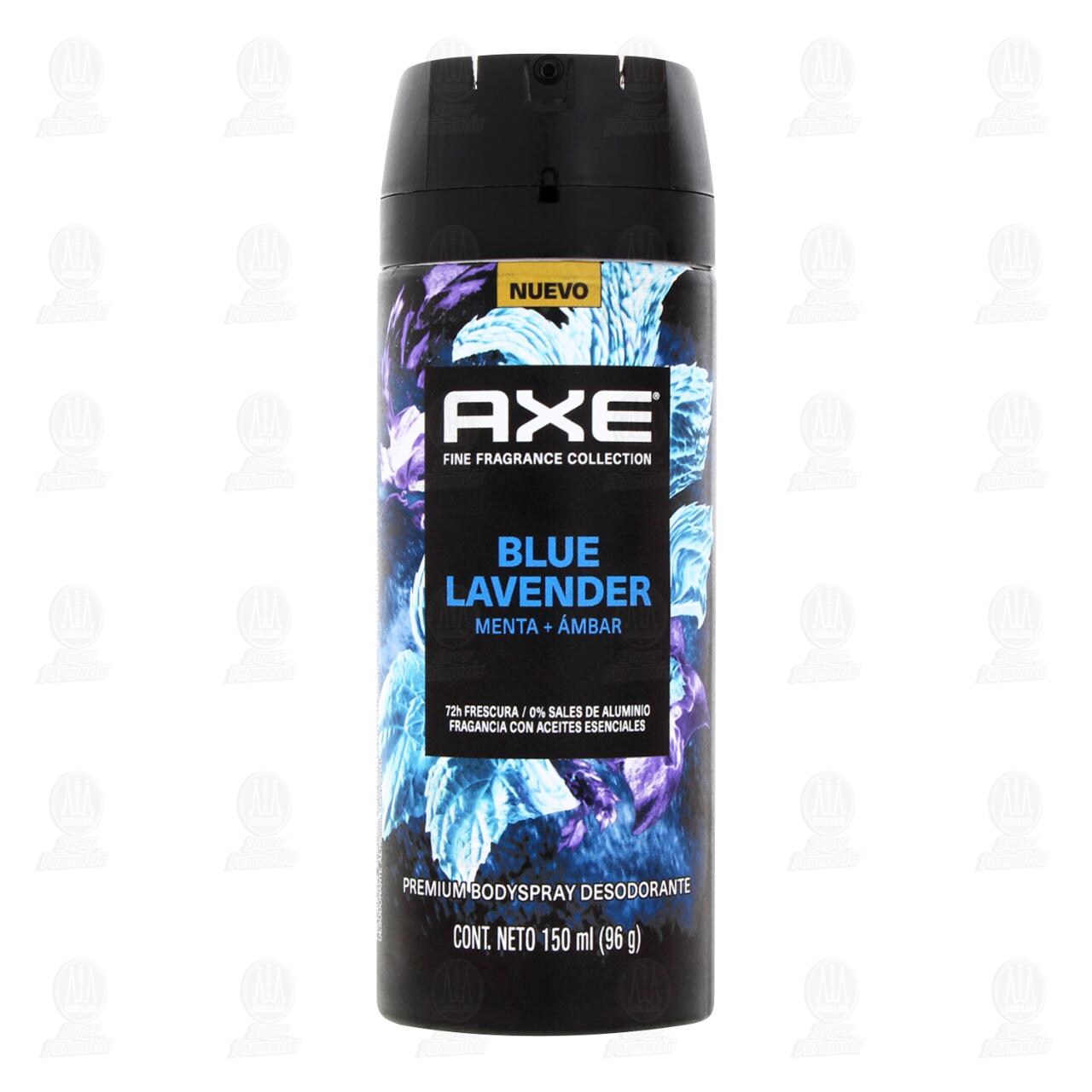 Desodorante Axe Fine Fragance Collection Blue Lavender Menta &Aacute;mbar en Aerosol, 150 ml. image number 1