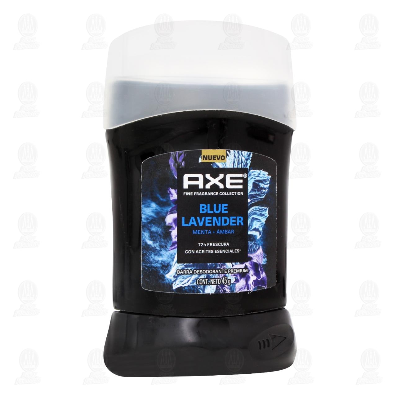 Imagen para Desodorante Axe Fine Fragance Collection Blue Lavender Menta Ámbar en Barra, 45 gr.