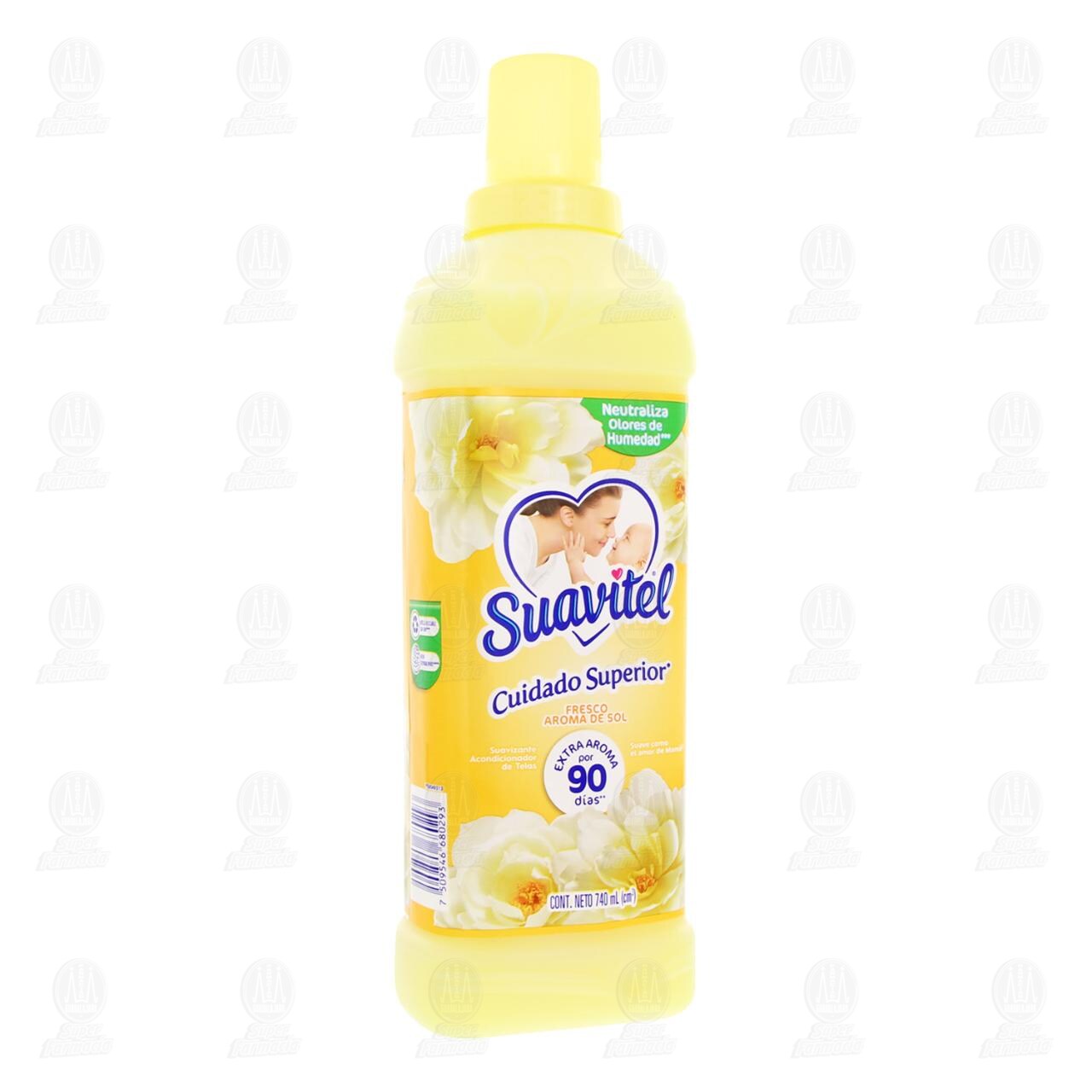 Suavizante de Telas Suavitel Cuidado Superior Fresco Aroma de Sol, 740 ml. image number 0