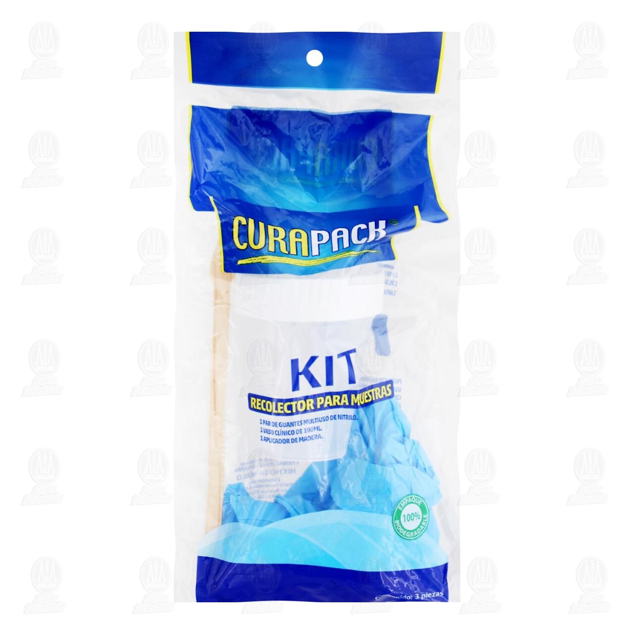 Kit Recolector Curapack para Muestras, 3 pzas.