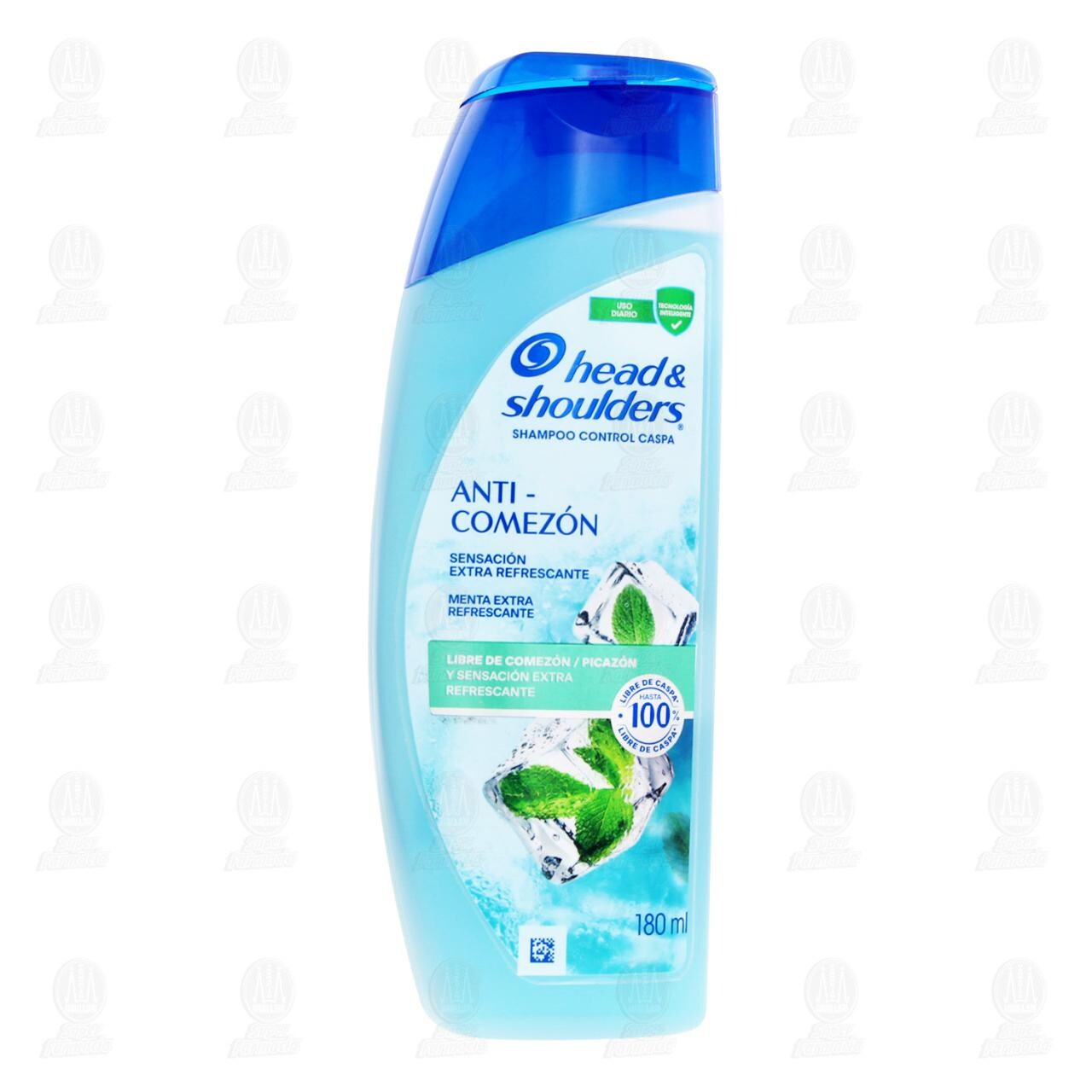 Shampoo Head & Shoulders Anti-Comez&oacute;n Menta Refrescante, 180 ml. image number 0