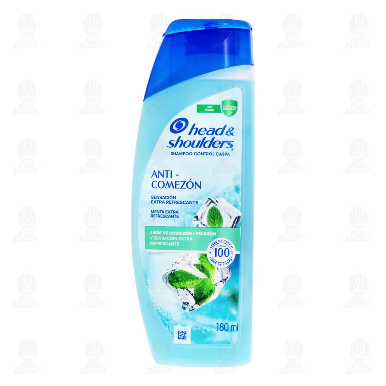 Shampoo Head & Shoulders Anti-Comez&oacute;n Menta Refrescante, 180 ml. image number 1