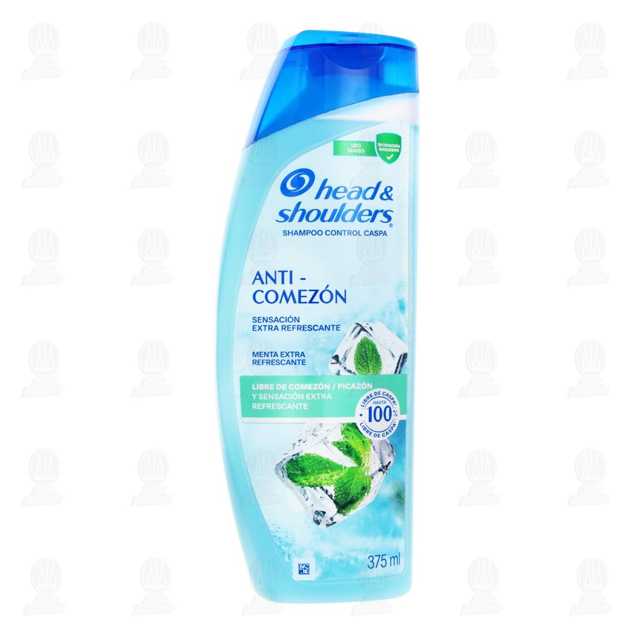 Shampoo Head & Shoulders Anti-Comez&oacute;n Menta Refrescante, 375 ml. image number 0