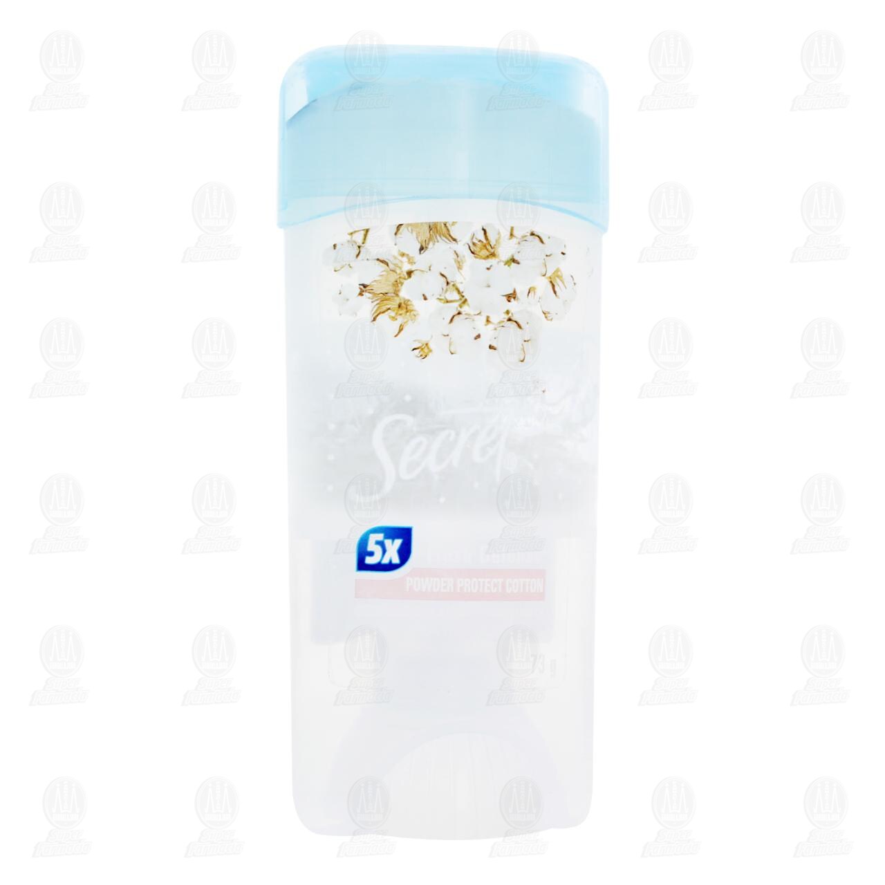 Gel Antitranspirante Secret Fresh Defenser Powder Protect Cotton Invisible, 73 gr.