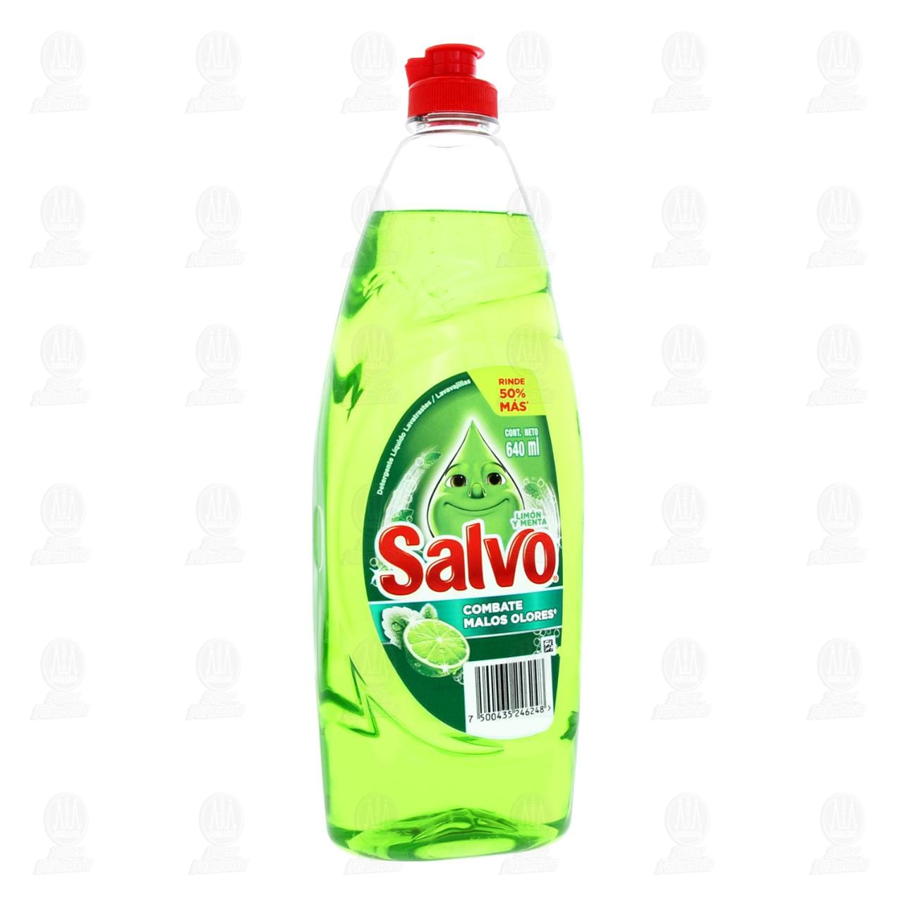 Imagen para Lavatrastes Líquido Salvo Limón y Menta,640 ml.
