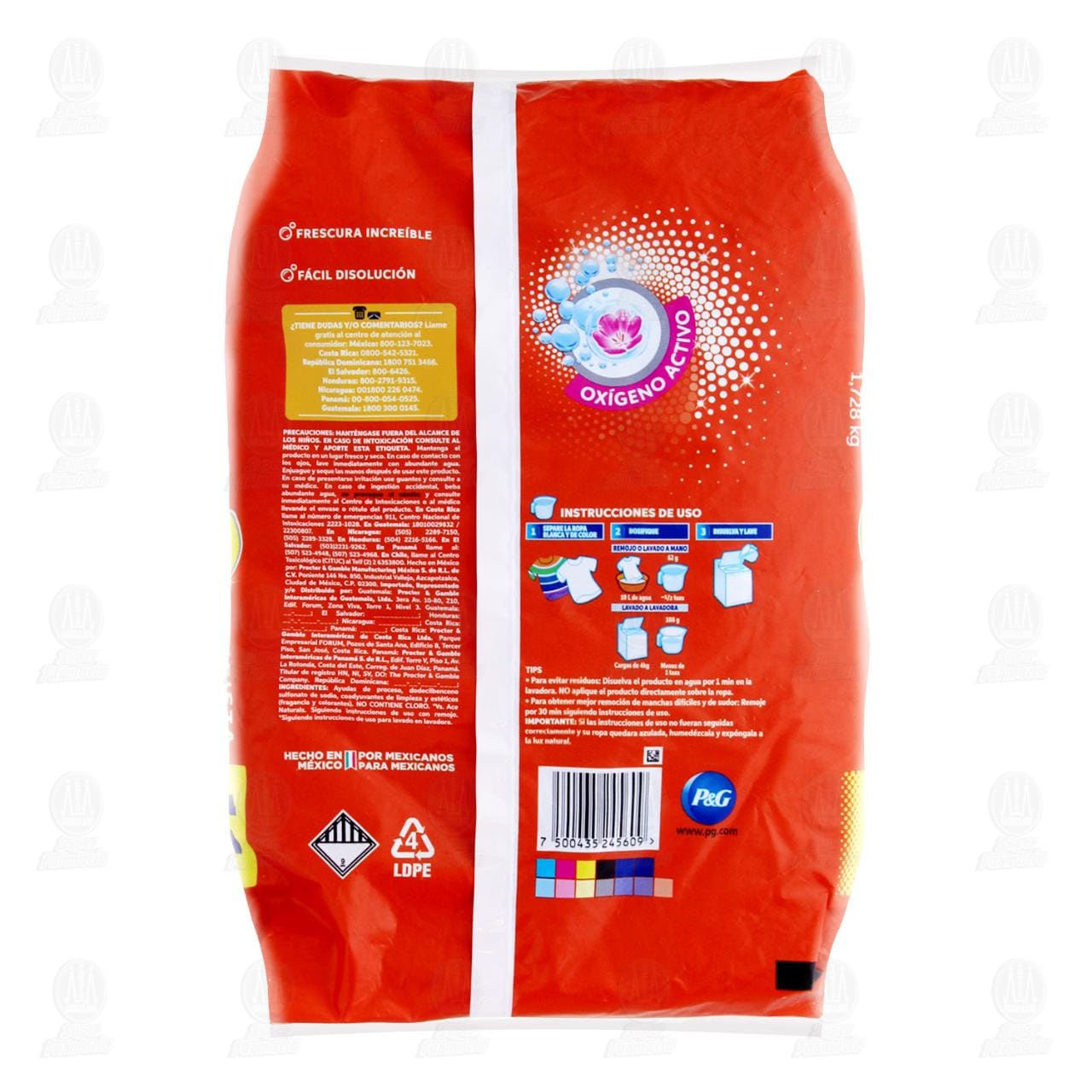 Detergente en Polvo Ace Toque de Downy, 1.728 gr. image number 1