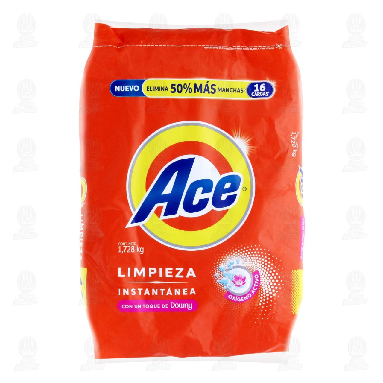 Imagen para Detergente en Polvo Ace Toque de Downy, 1.728 gr.