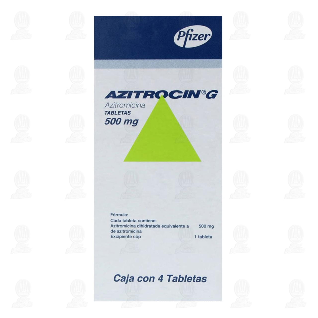 Azitrocin G 500 mg, 4 Tabletas. image number 2