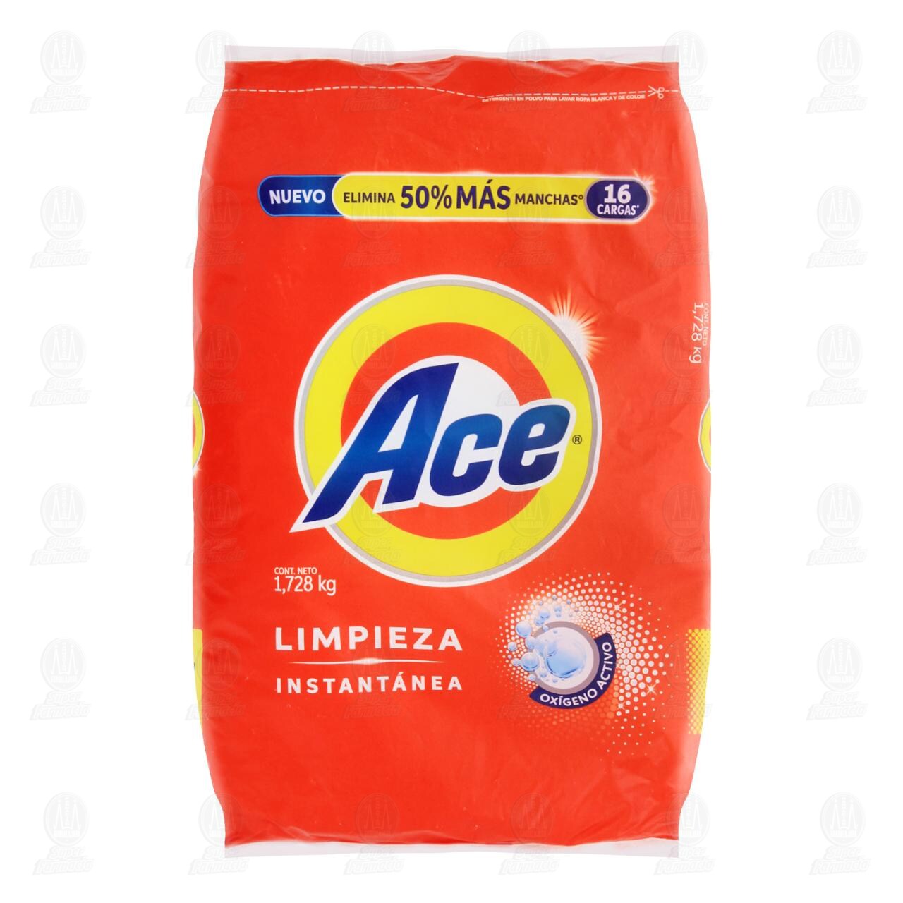 Detergente en Polvo Ace Limpieza Instant&aacute;nea, 1.728 gr. image number 0