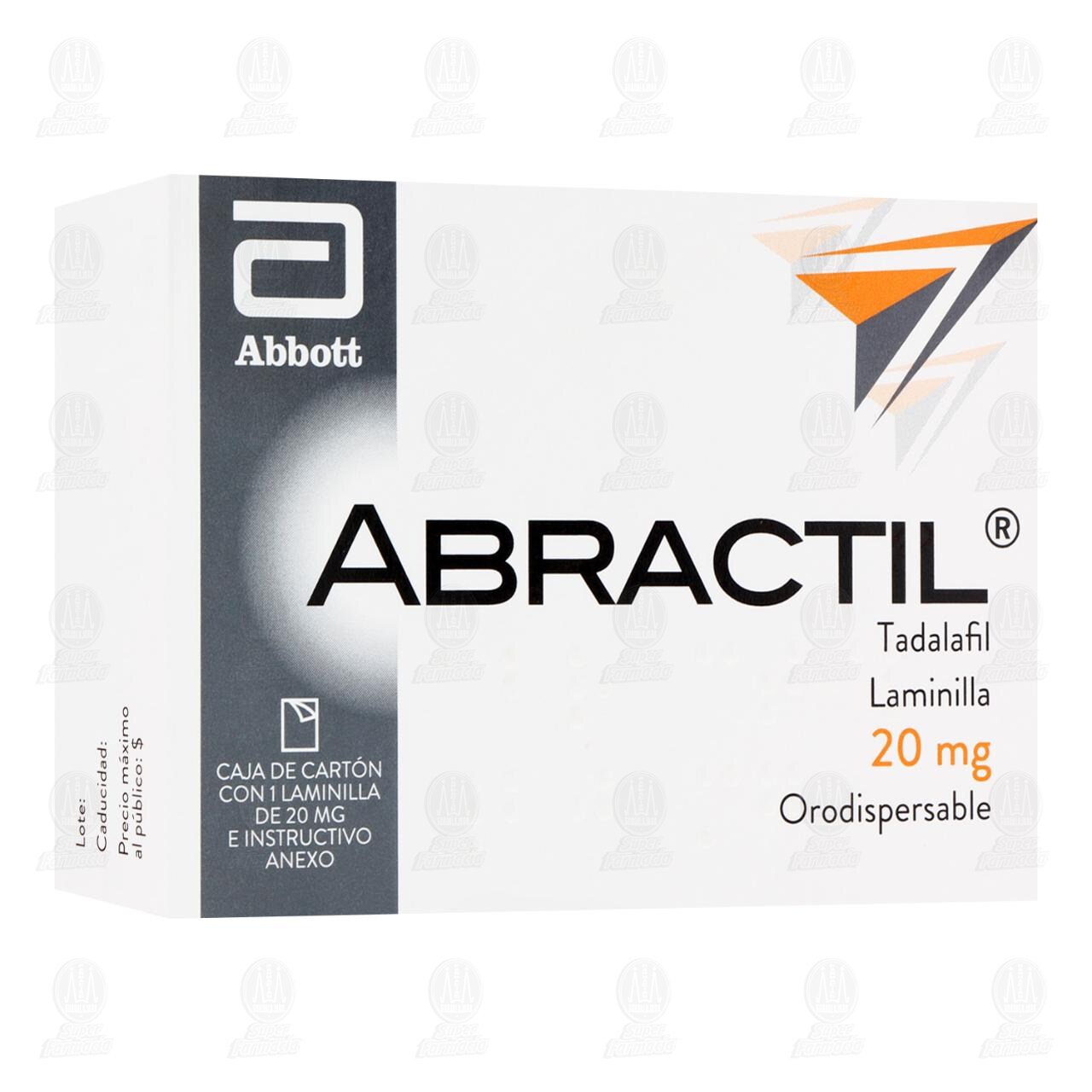 Abractil 20 mg, 1 Laminilla. image number 0