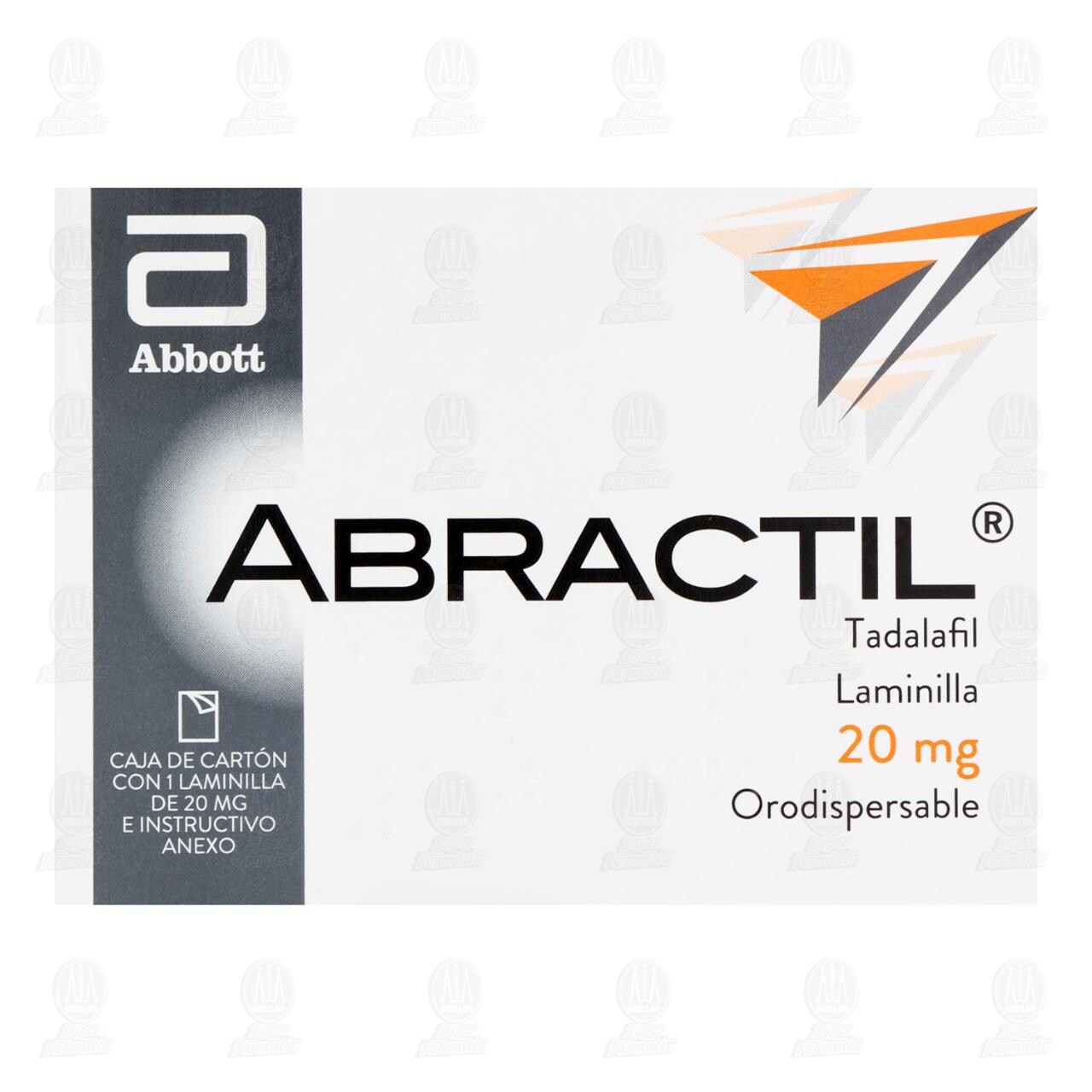 Abractil 20 mg, 1 Laminilla. image number 1