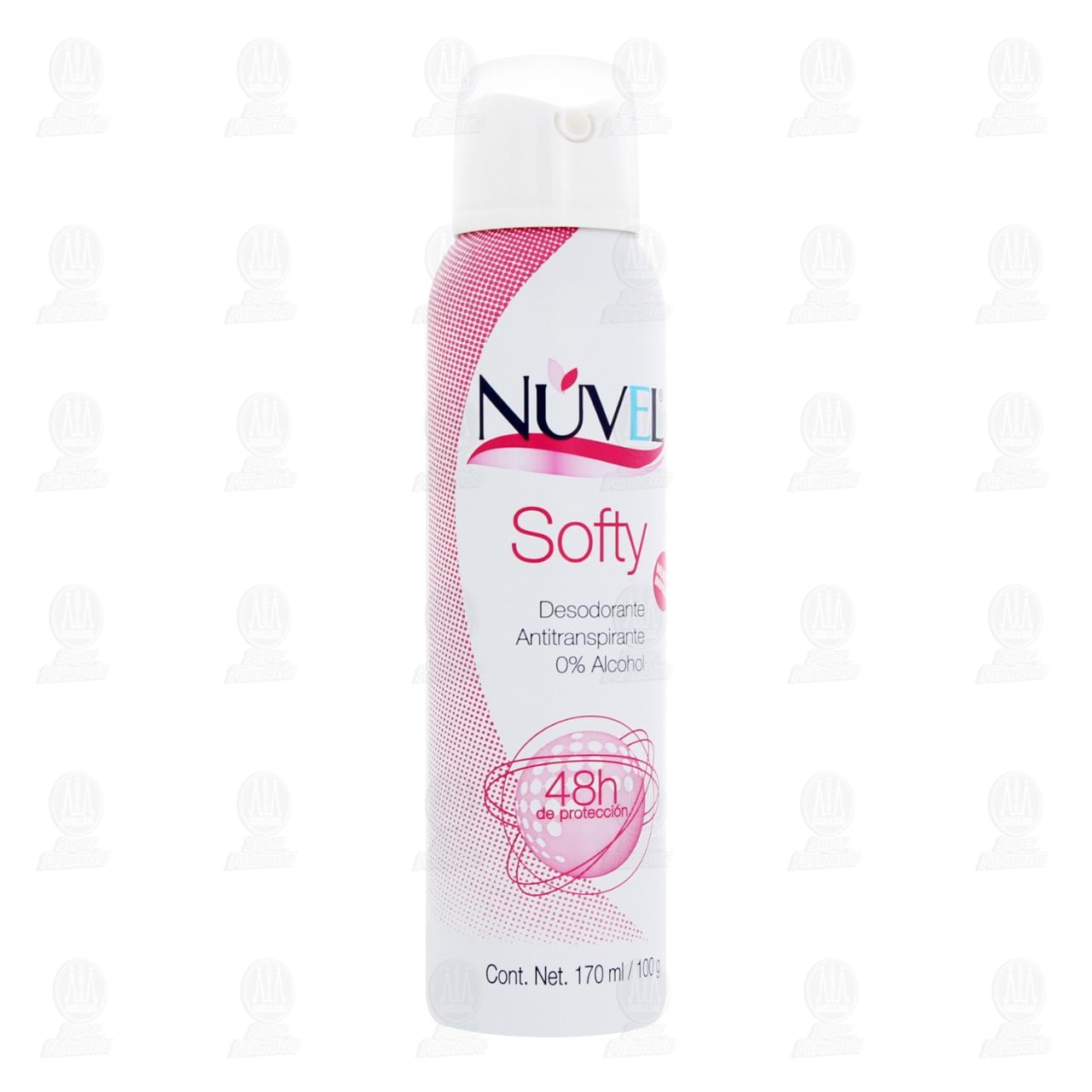 Imagen para Desodorante Nuvel Antitranspirante Softy en Aerosol, 170 ml.