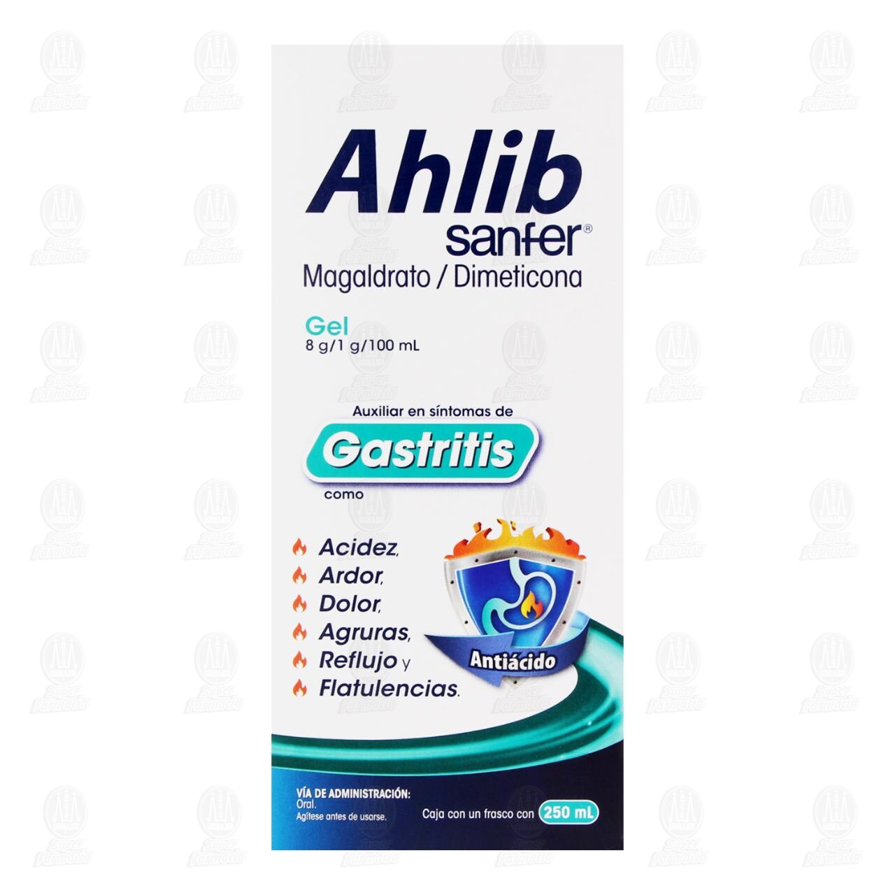 Ahlib 8mg/1mg/100ml Gel, Frasco con 250 ml. image number 1