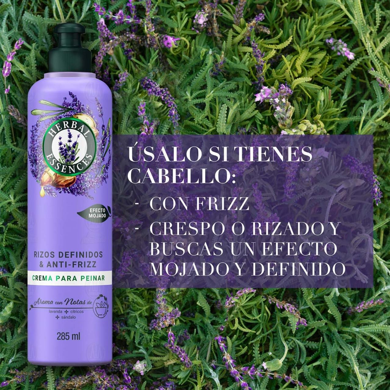 Crema para Peinar Herbal Essences Rizos Definidos & Anti-Frizz, 285 ml. image number 2
