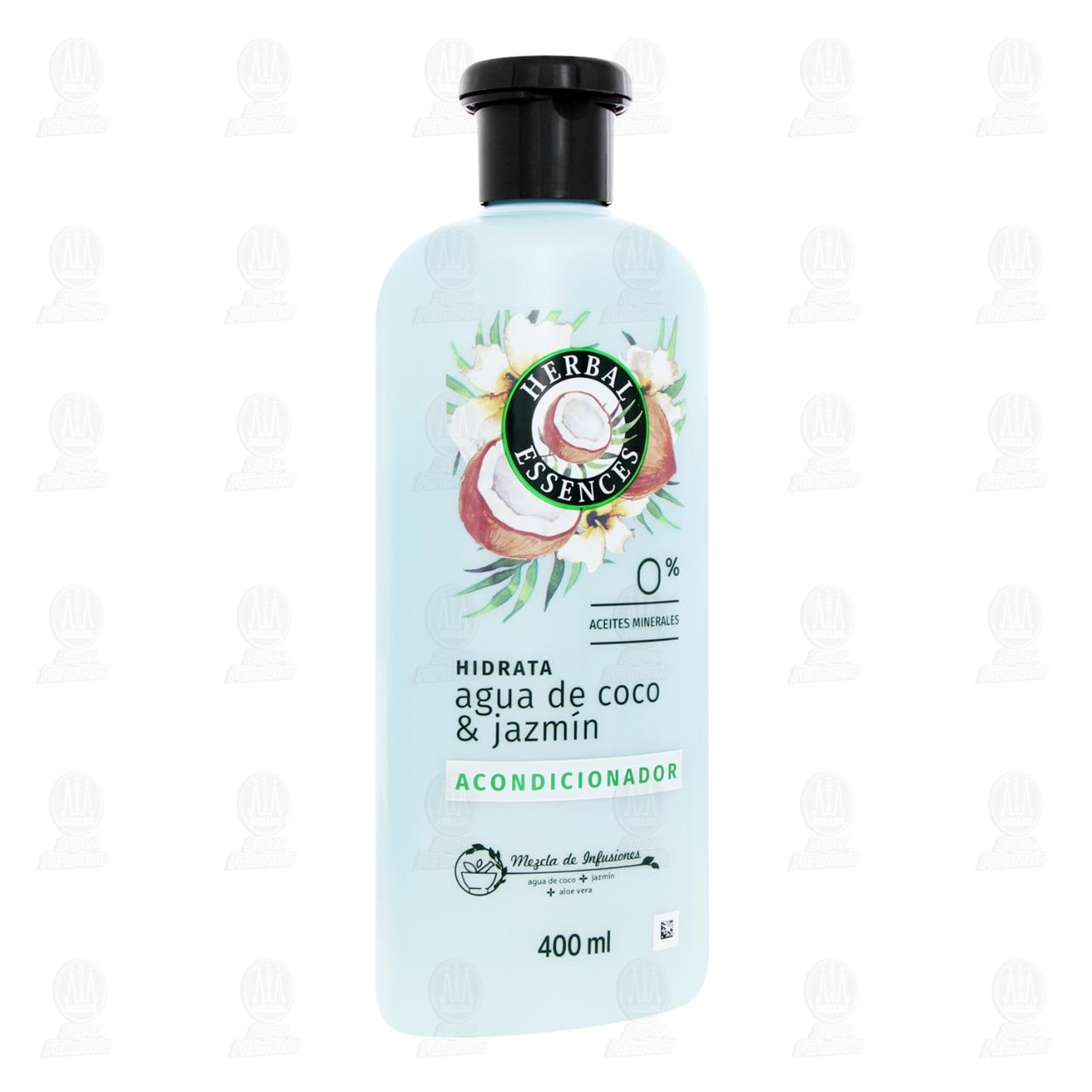 Imagen para Acondicionador Herbal Essences Hidrata Agua de Coco & Jazmín, 400 ml.