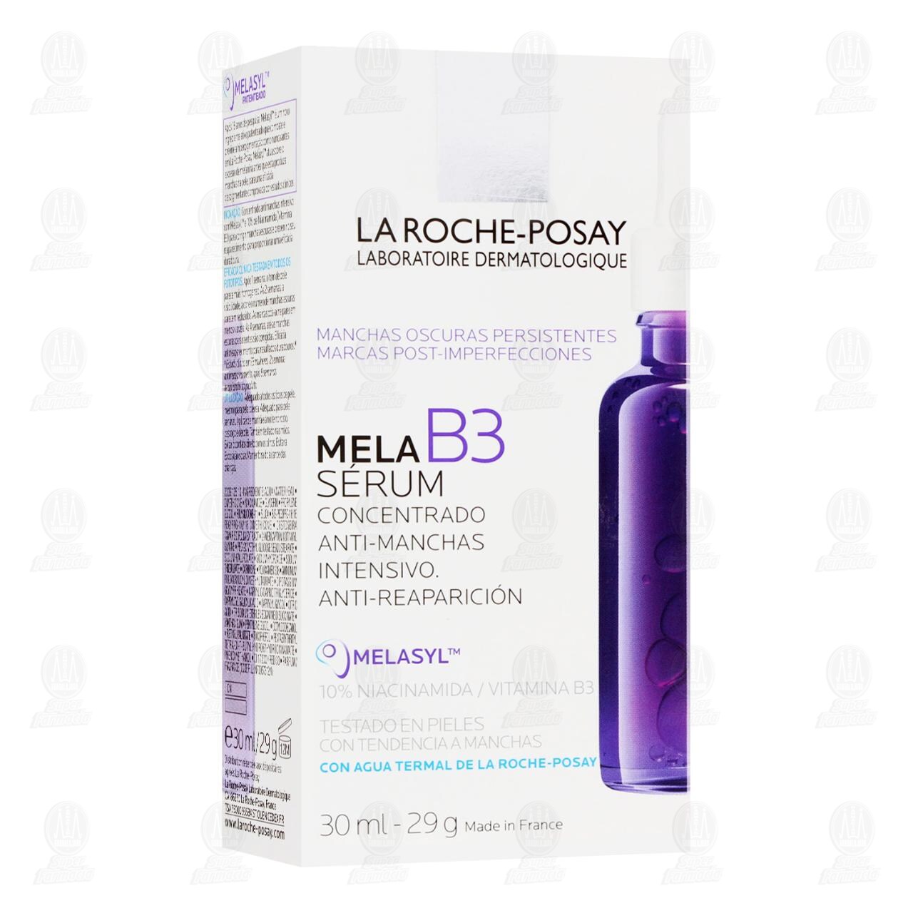 La Roche Posay Sérum Mela B3 Concentrado Anti-Manchas Intensivo Anti-Reaparición, 30 ml.