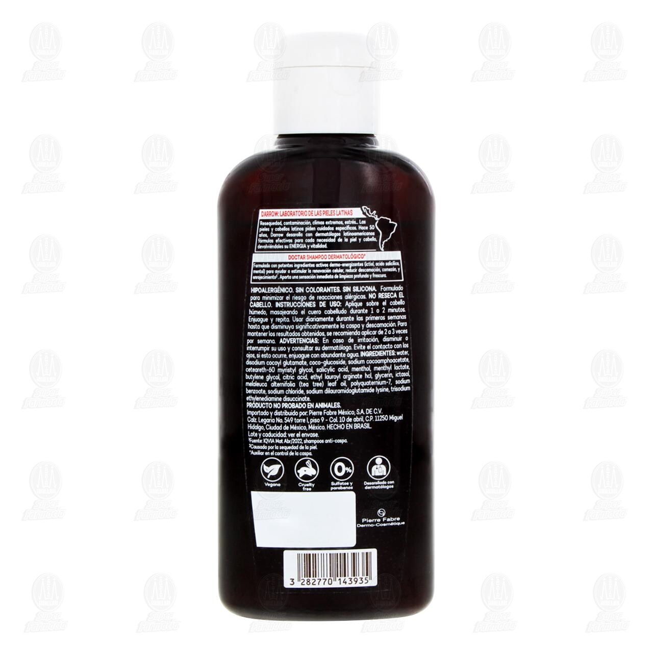 Shampoo Darrow Doctar Caspa Severa, 120 ml. image number 2