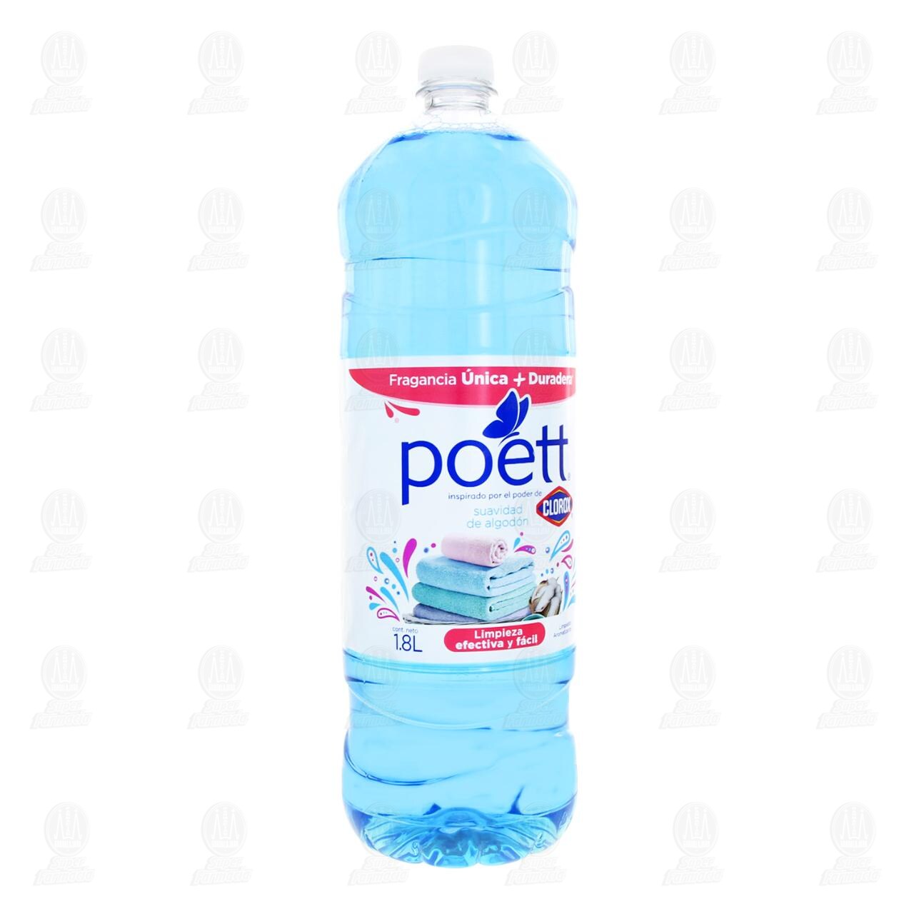 Limpiador Poett Suavidad de Algod&oacute;n, 1.8 l.
