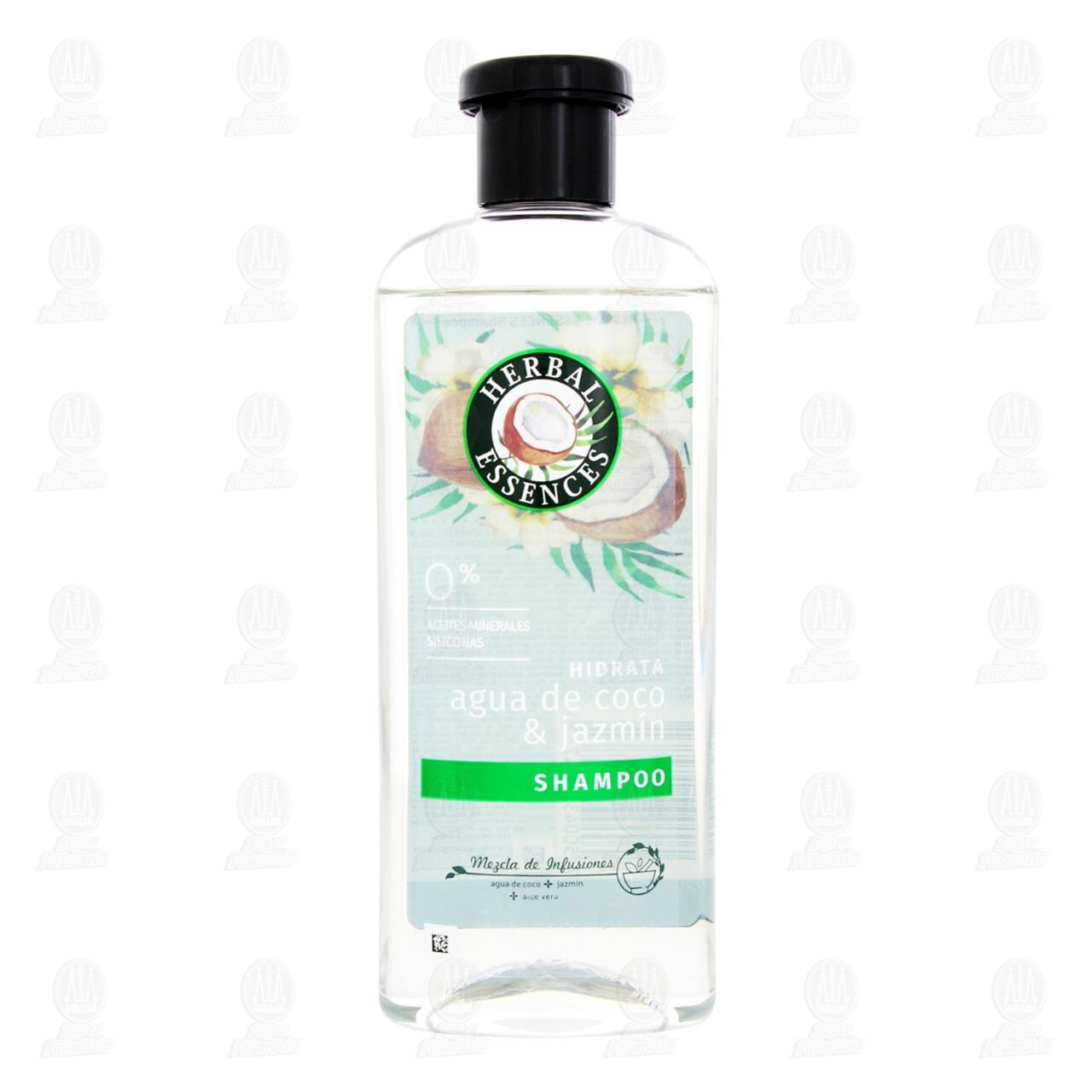 Shampoo Herbal Essences Hidrata Agua de Coco & Jazmín, 400 ml. image number 1