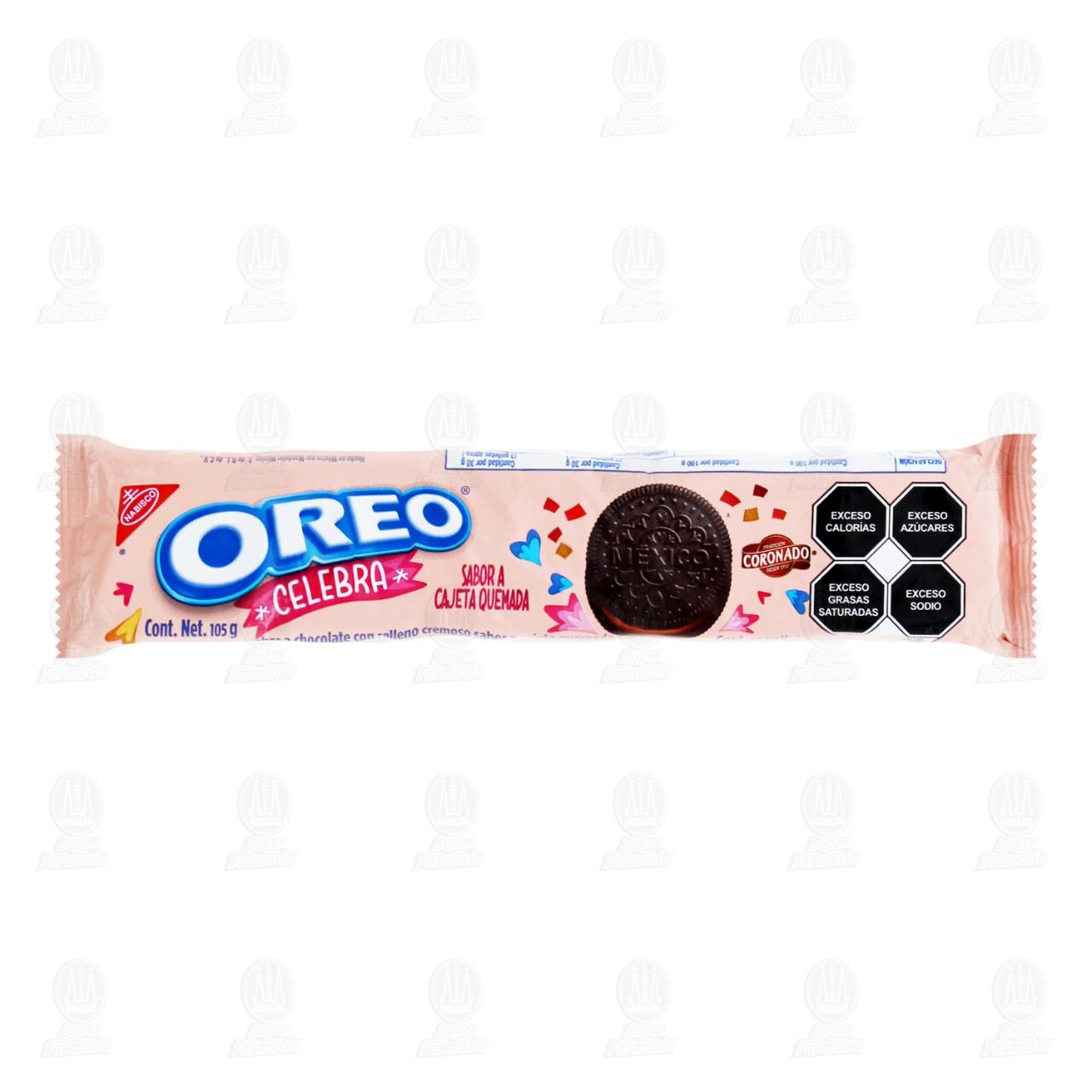 Galletas Oreo Celebra Sabor a Cajeta Quemada, 105 gr.