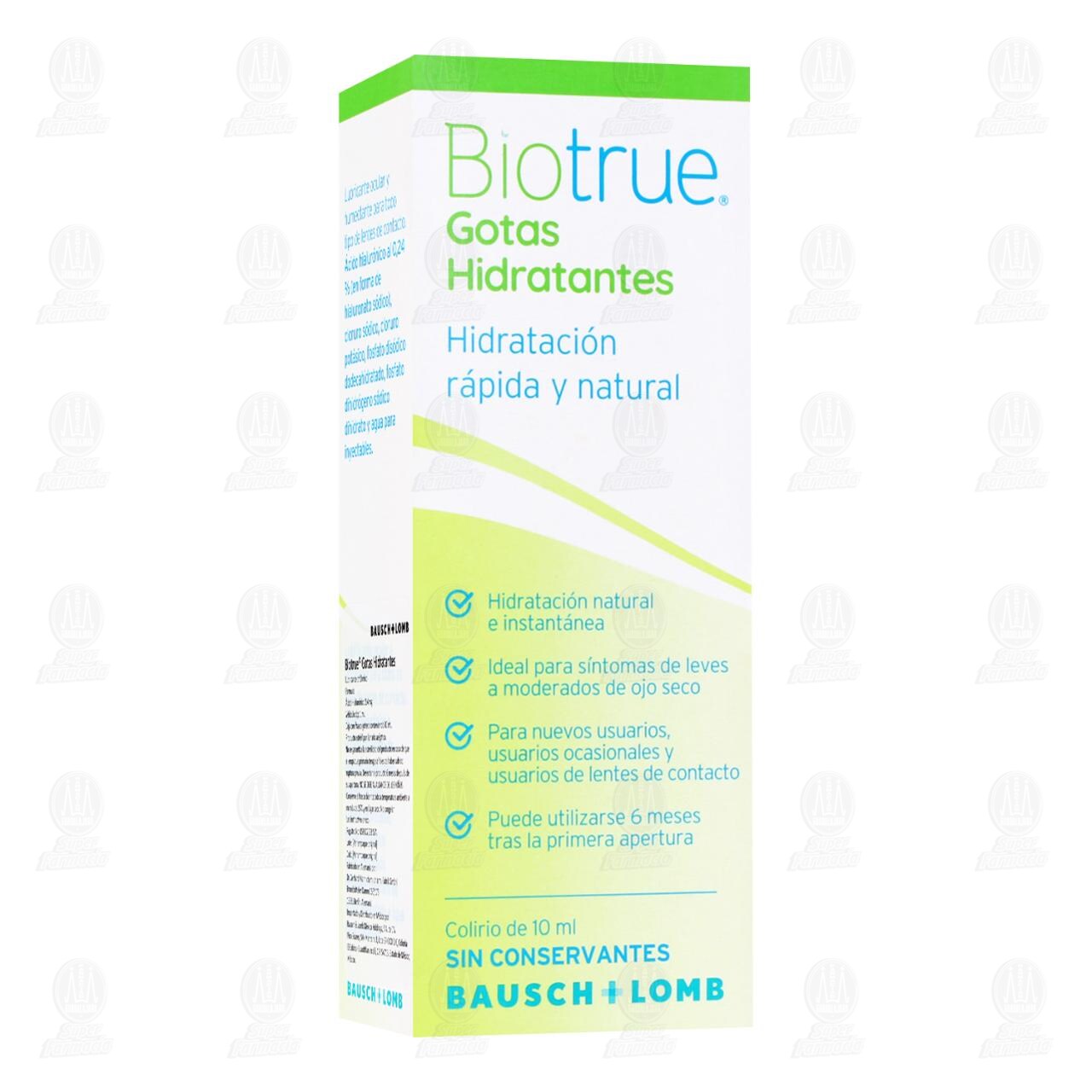 BioTrue Gotas Hidratantes, 10 ml. image number 0