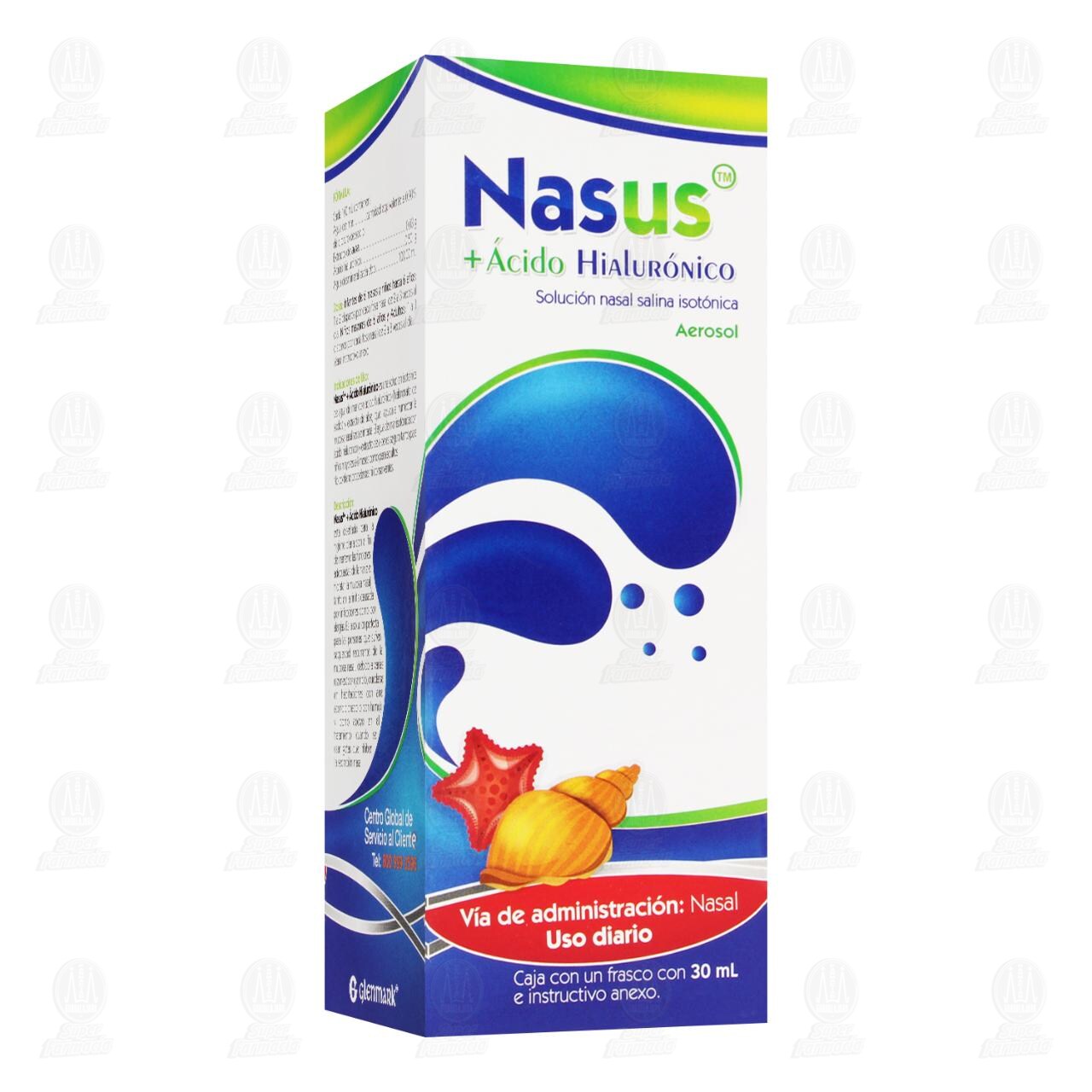 Nasus + &Aacute;cido Hialur&oacute;nico Soluci&oacute;n Nasal Aerosol, 30 ml. image number 0