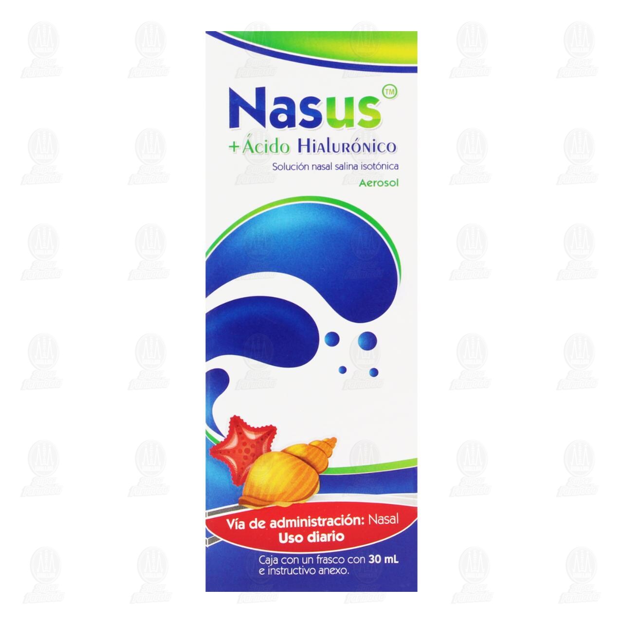 Nasus + &Aacute;cido Hialur&oacute;nico Soluci&oacute;n Nasal Aerosol, 30 ml. image number 1