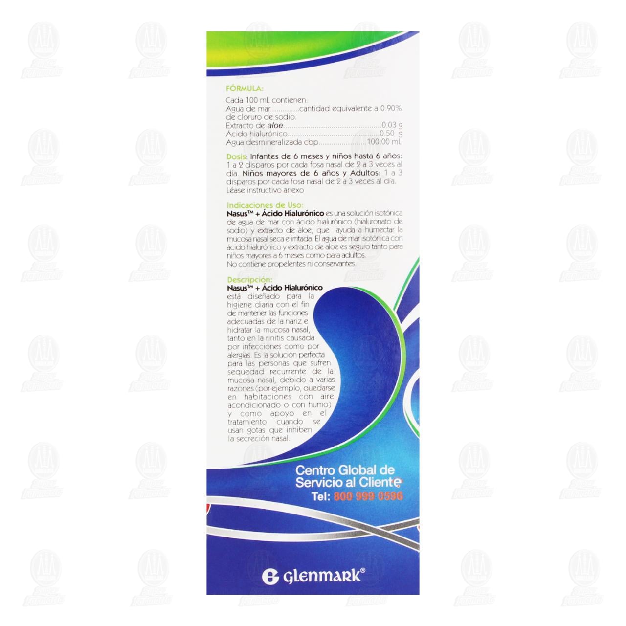 Nasus + &Aacute;cido Hialur&oacute;nico Soluci&oacute;n Nasal Aerosol, 30 ml. image number 2