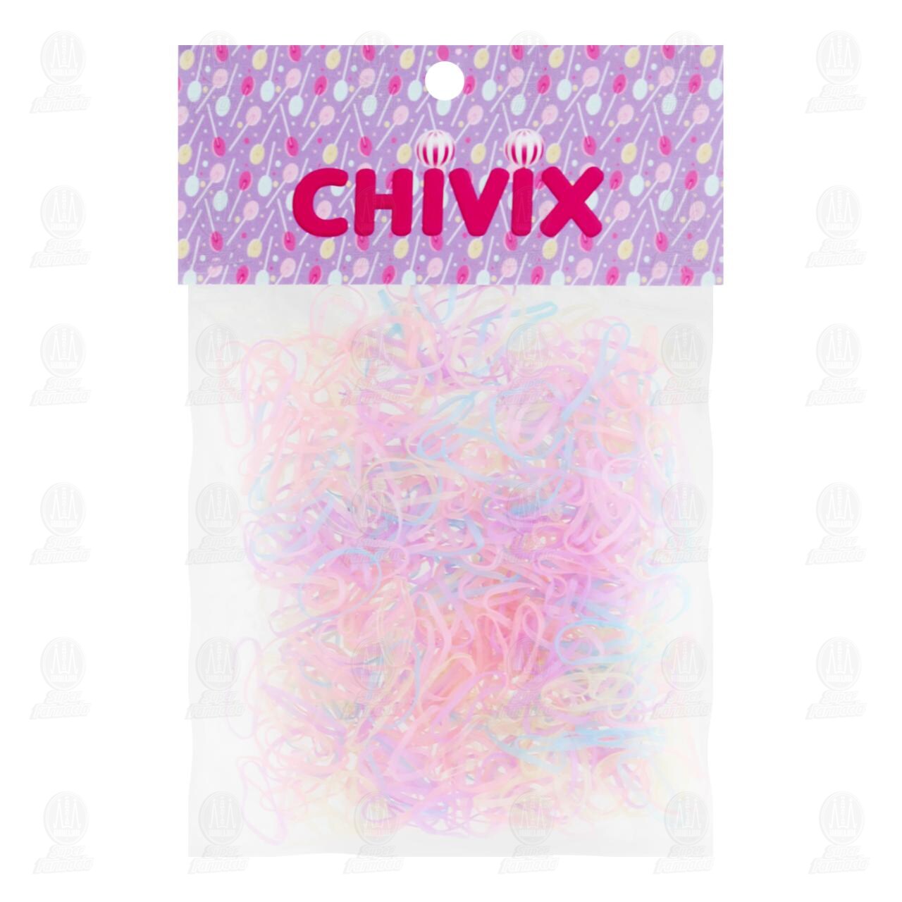 Ligas Chivix de Latex Diferentes Colores, 400 pzas. image number 0