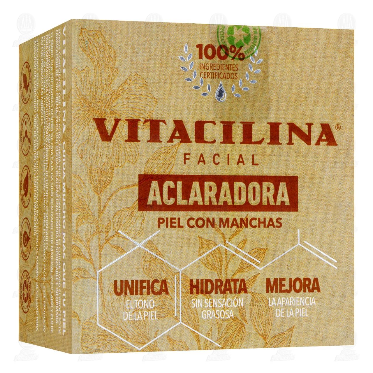 Imagen para Crema Facial Vitacilina Aclaradora Día y Noche, 100 gr.